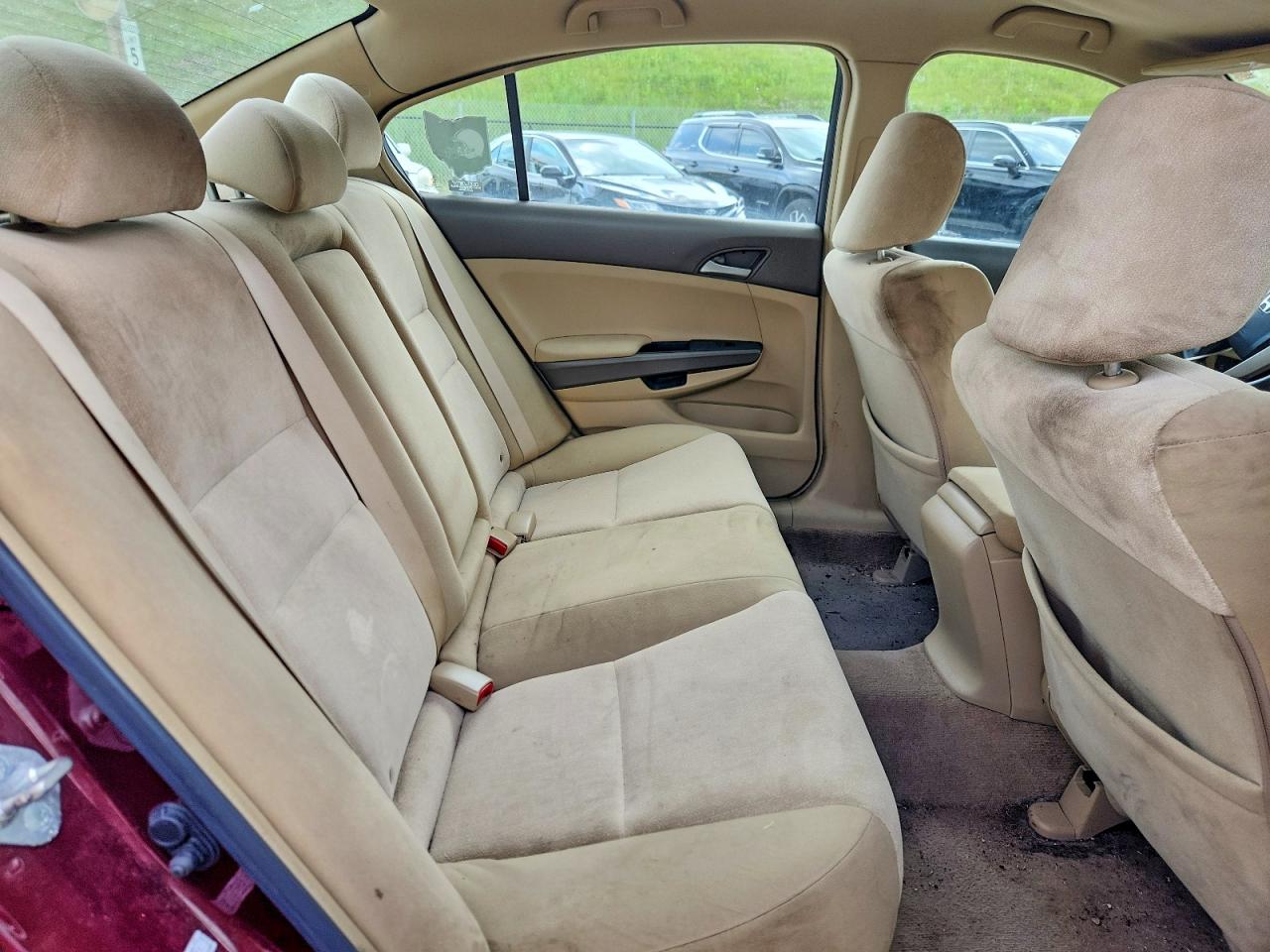 2009 Honda Accord Lx Burgundy vin: 1HGCP26339A109437