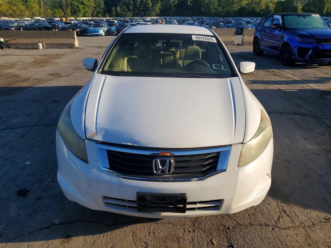 2009 Honda Accord Lx White vin: 1HGCP26339A114816