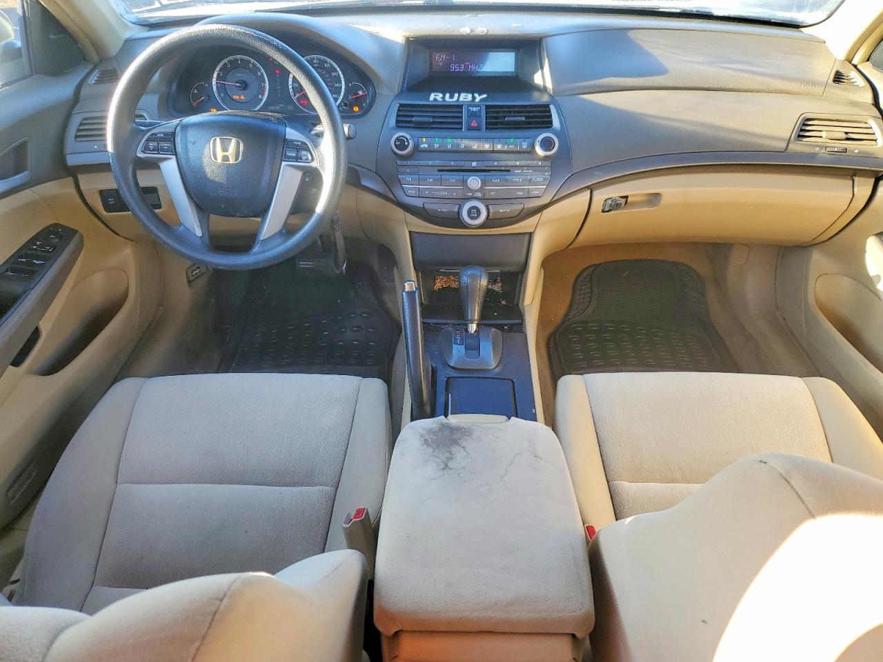 2009 Honda Accord Lx White vin: 1HGCP26339A114816