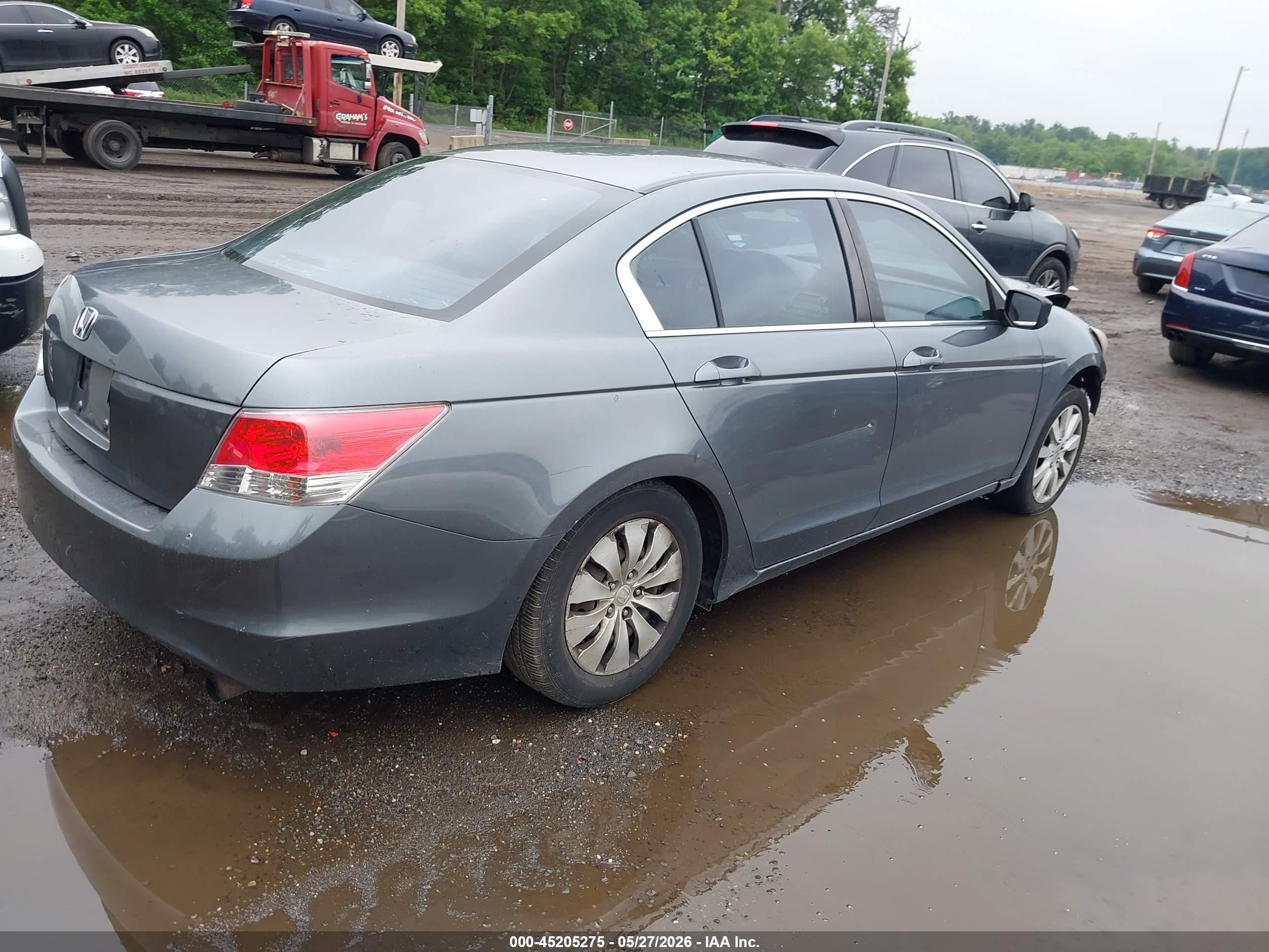 2009 Honda Accord 2.4 Lx Серый vin: 1HGCP26339A128490