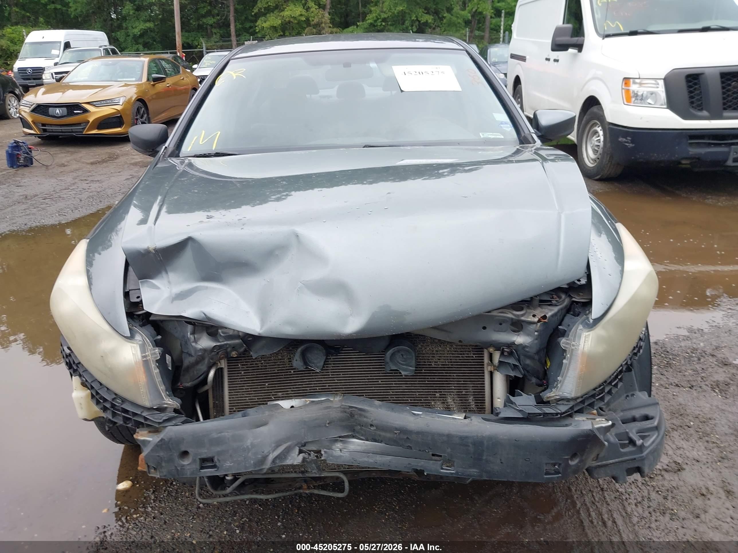 2009 Honda Accord 2.4 Lx Серый vin: 1HGCP26339A128490