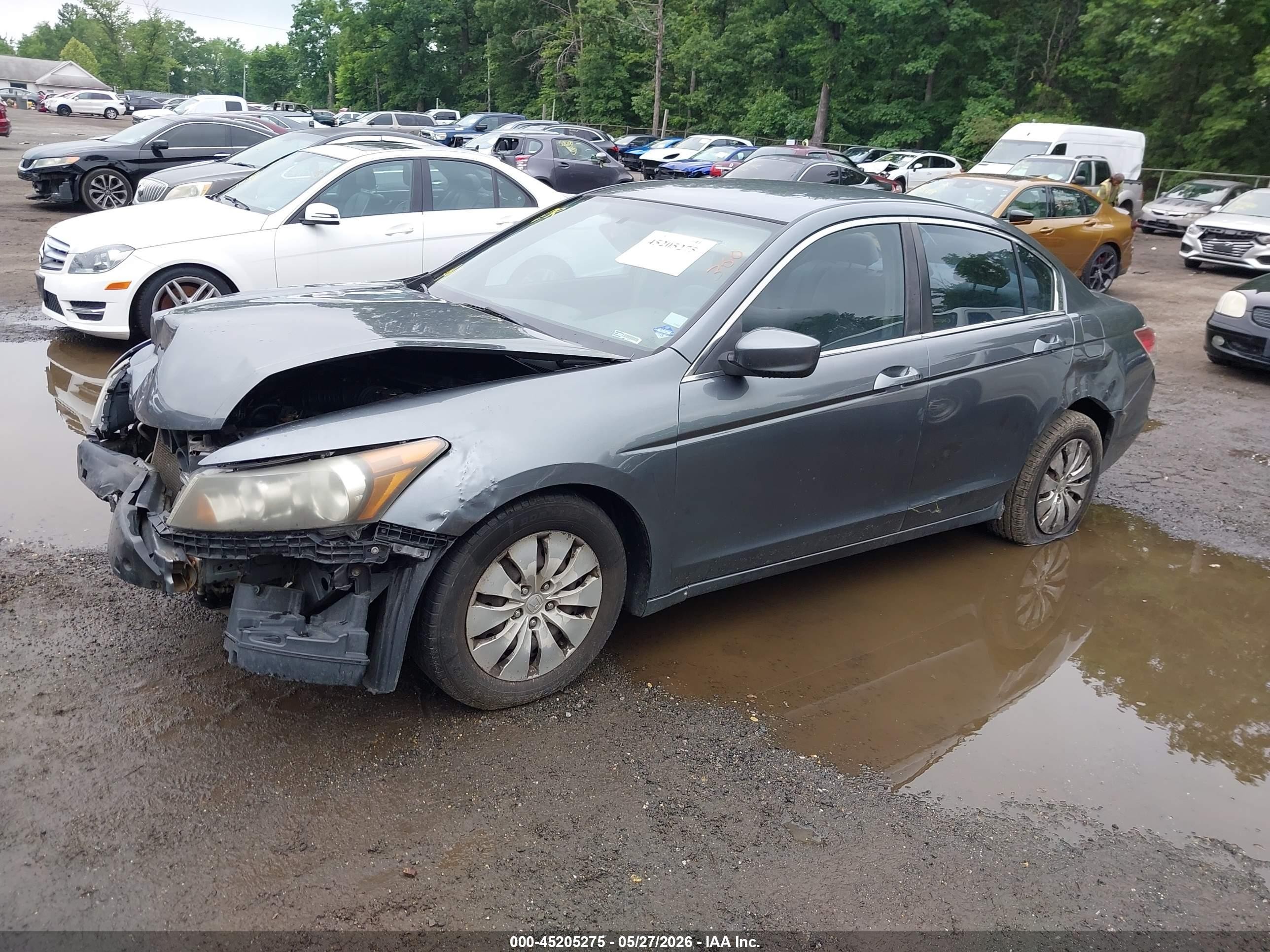 2009 Honda Accord 2.4 Lx Серый vin: 1HGCP26339A128490