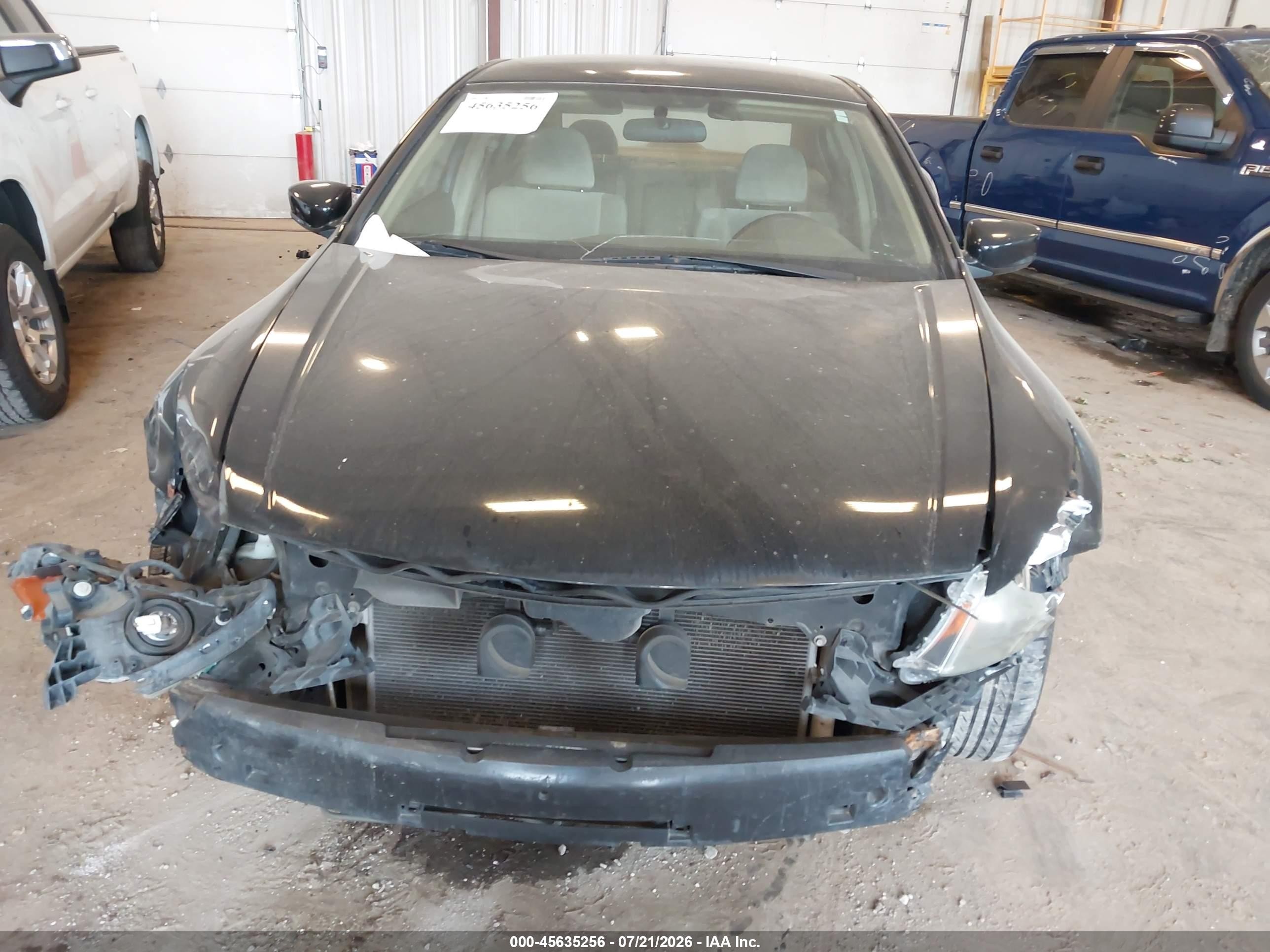 2009 Honda Accord 2.4 Lx Black vin: 1HGCP26339A158055