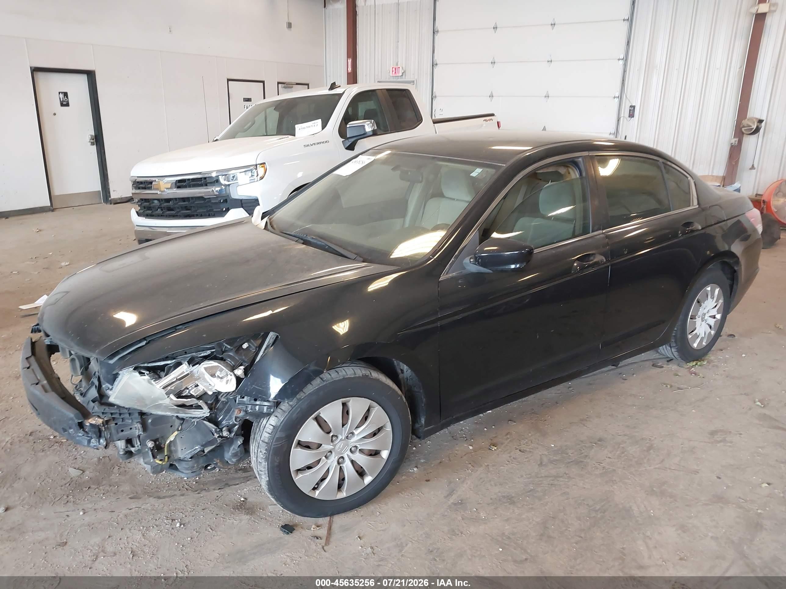 2009 Honda Accord 2.4 Lx Black vin: 1HGCP26339A158055