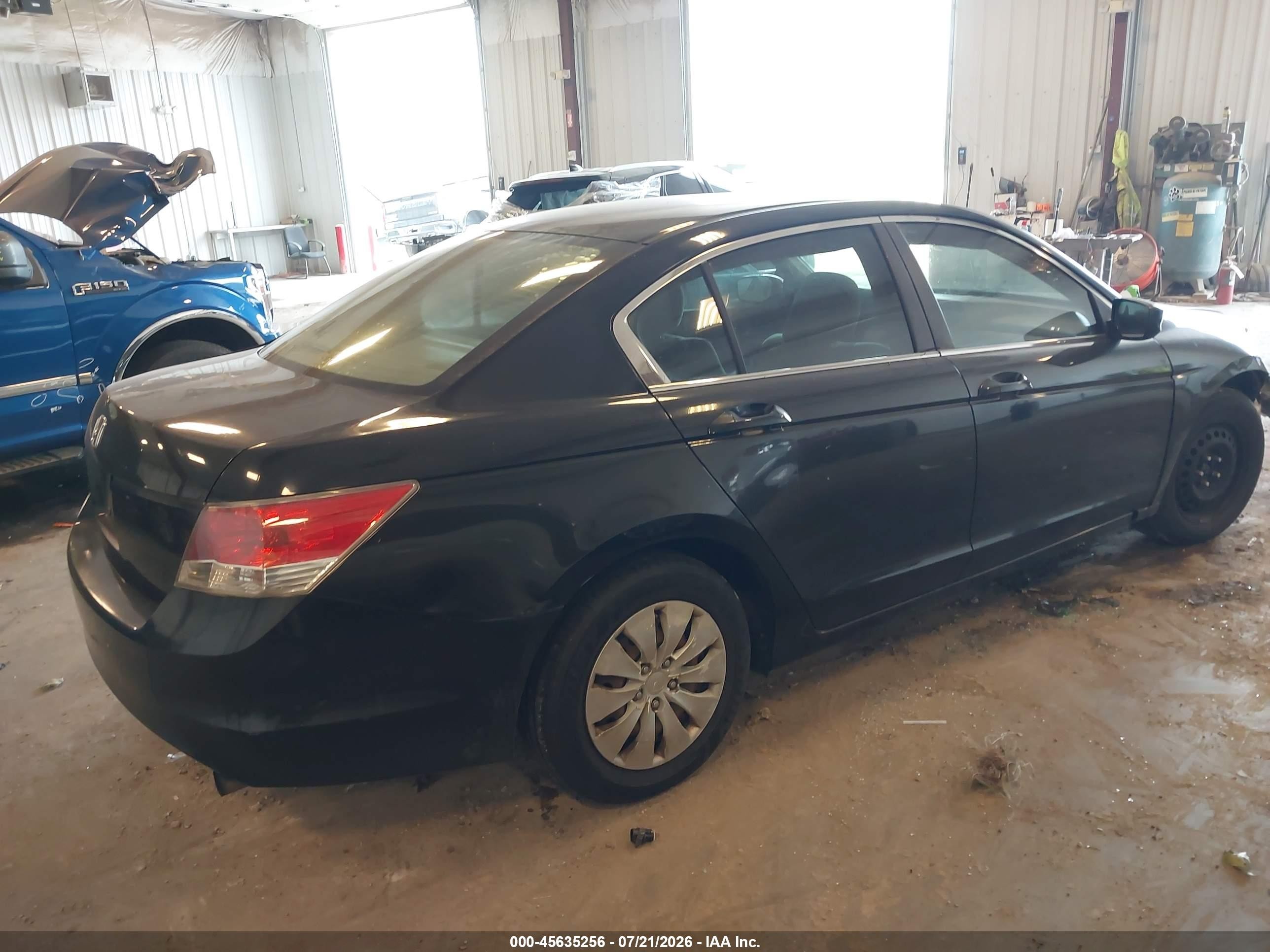 2009 Honda Accord 2.4 Lx Black vin: 1HGCP26339A158055