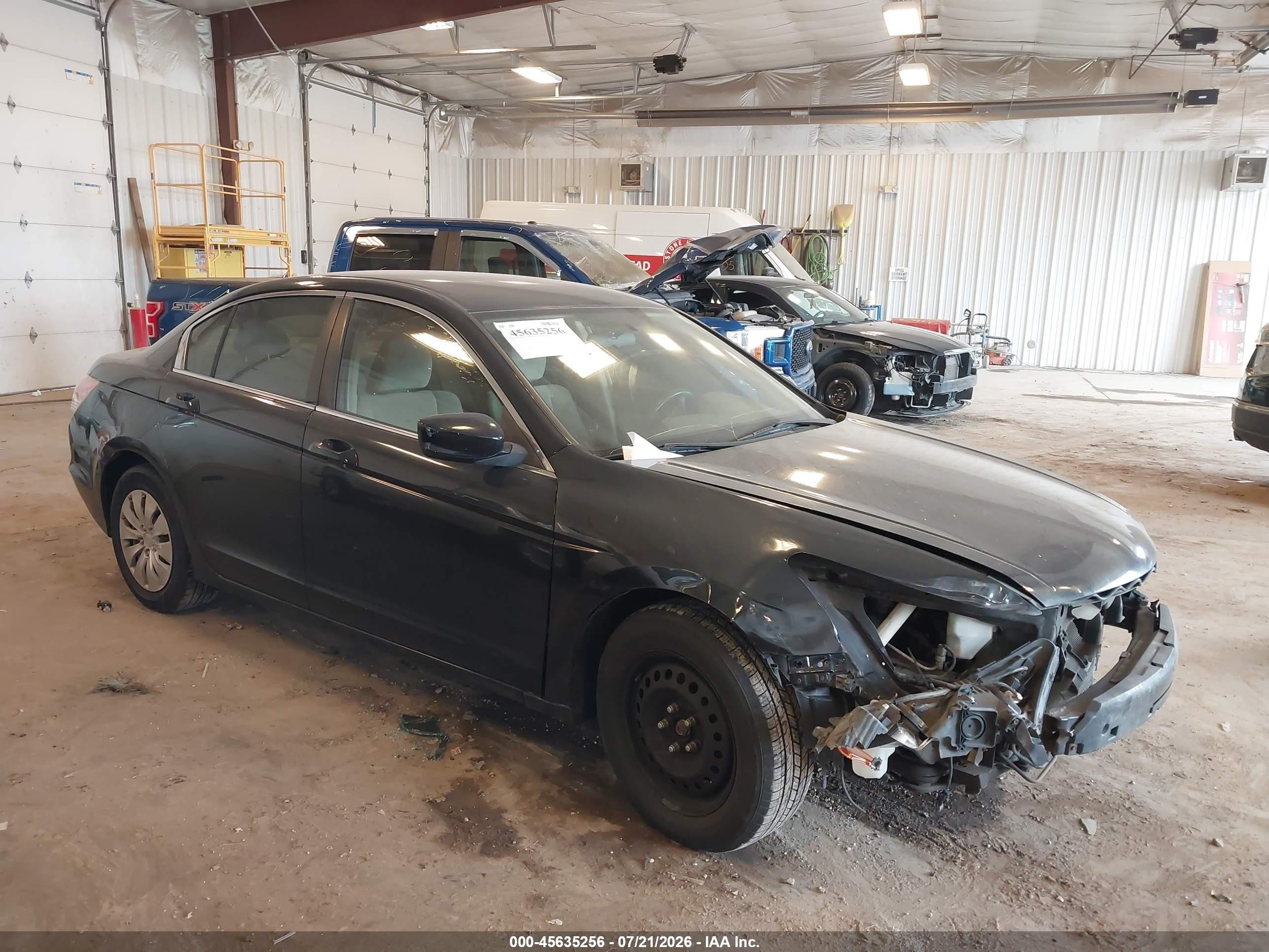 2009 Honda Accord 2.4 Lx Black vin: 1HGCP26339A158055
