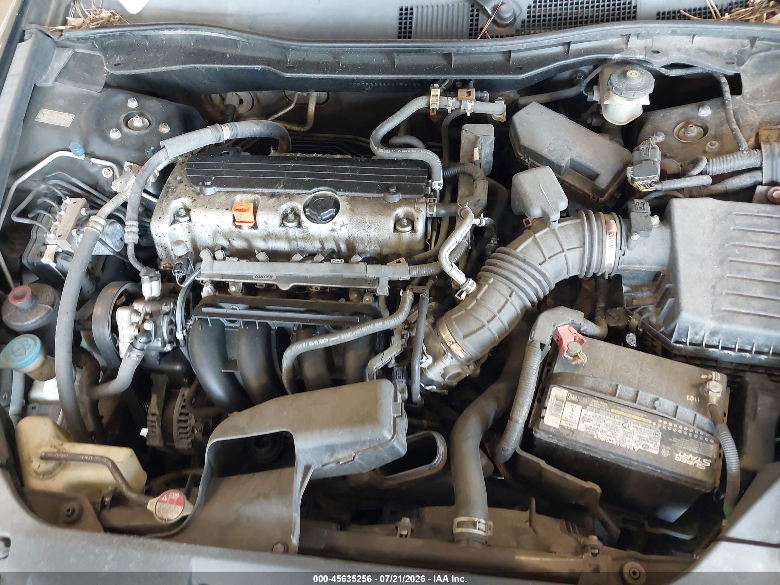 2009 Honda Accord 2.4 Lx Black vin: 1HGCP26339A158055