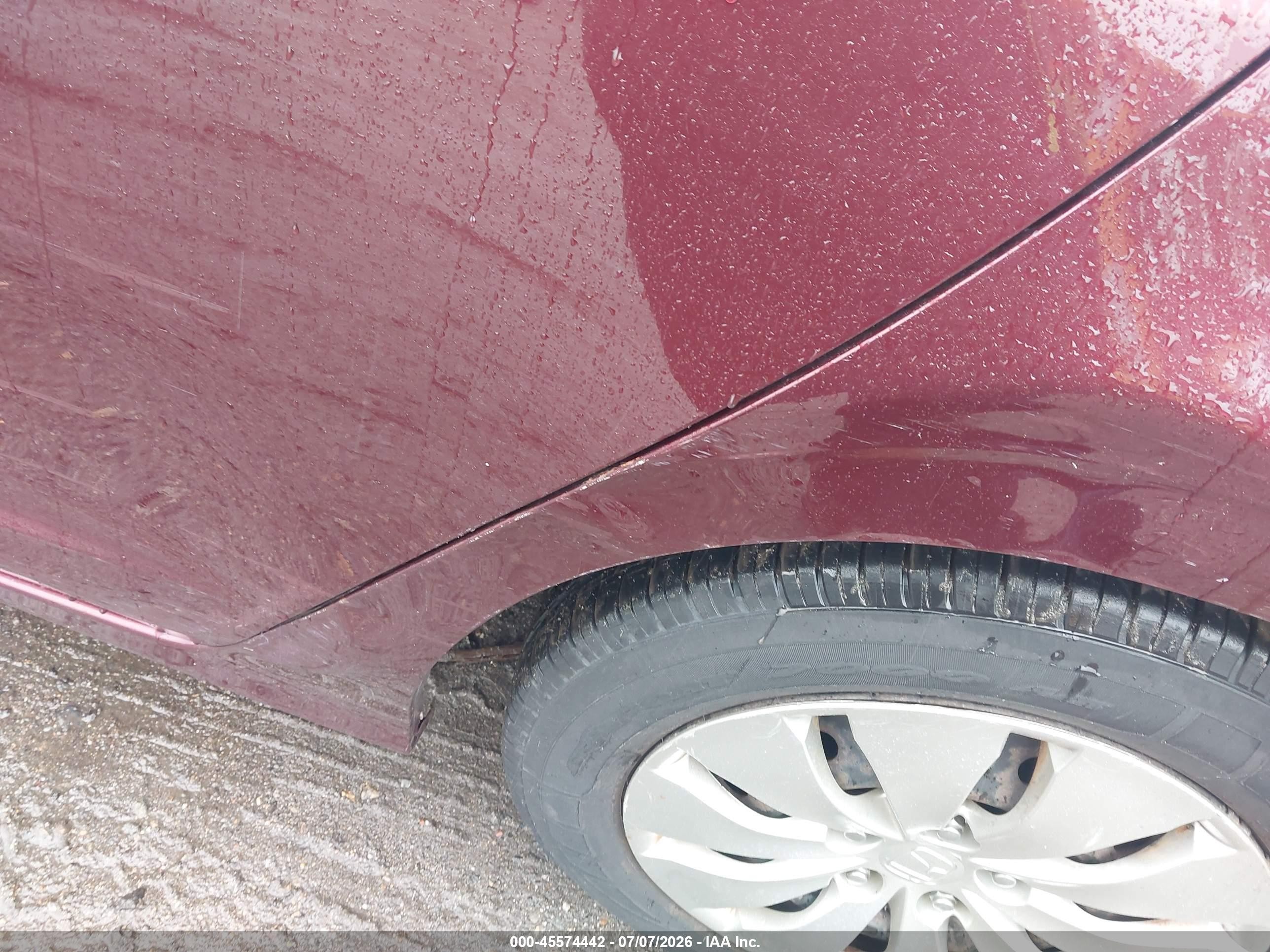2009 Honda Accord 2.4 Lx Maroon vin: 1HGCP26339A160159