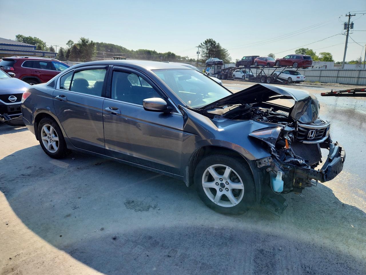 2009 Honda Accord Lx Gray vin: 1HGCP26339A184302