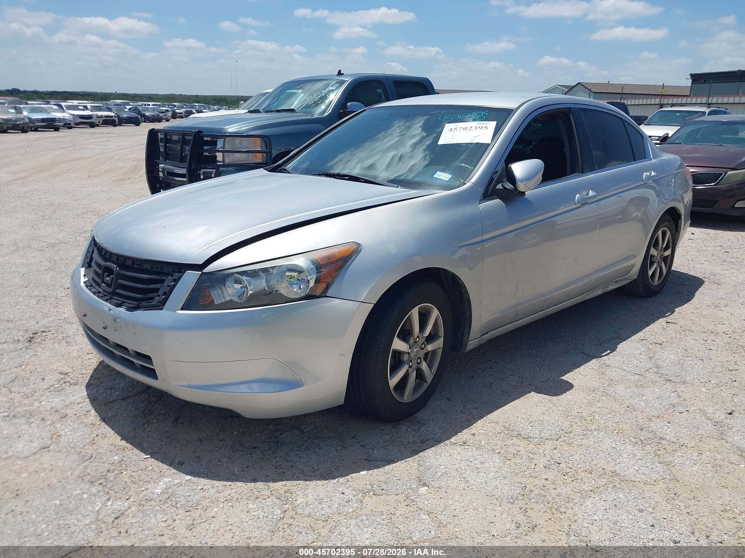2009 Honda Accord 2.4 Lx Silver vin: 1HGCP26339A185143