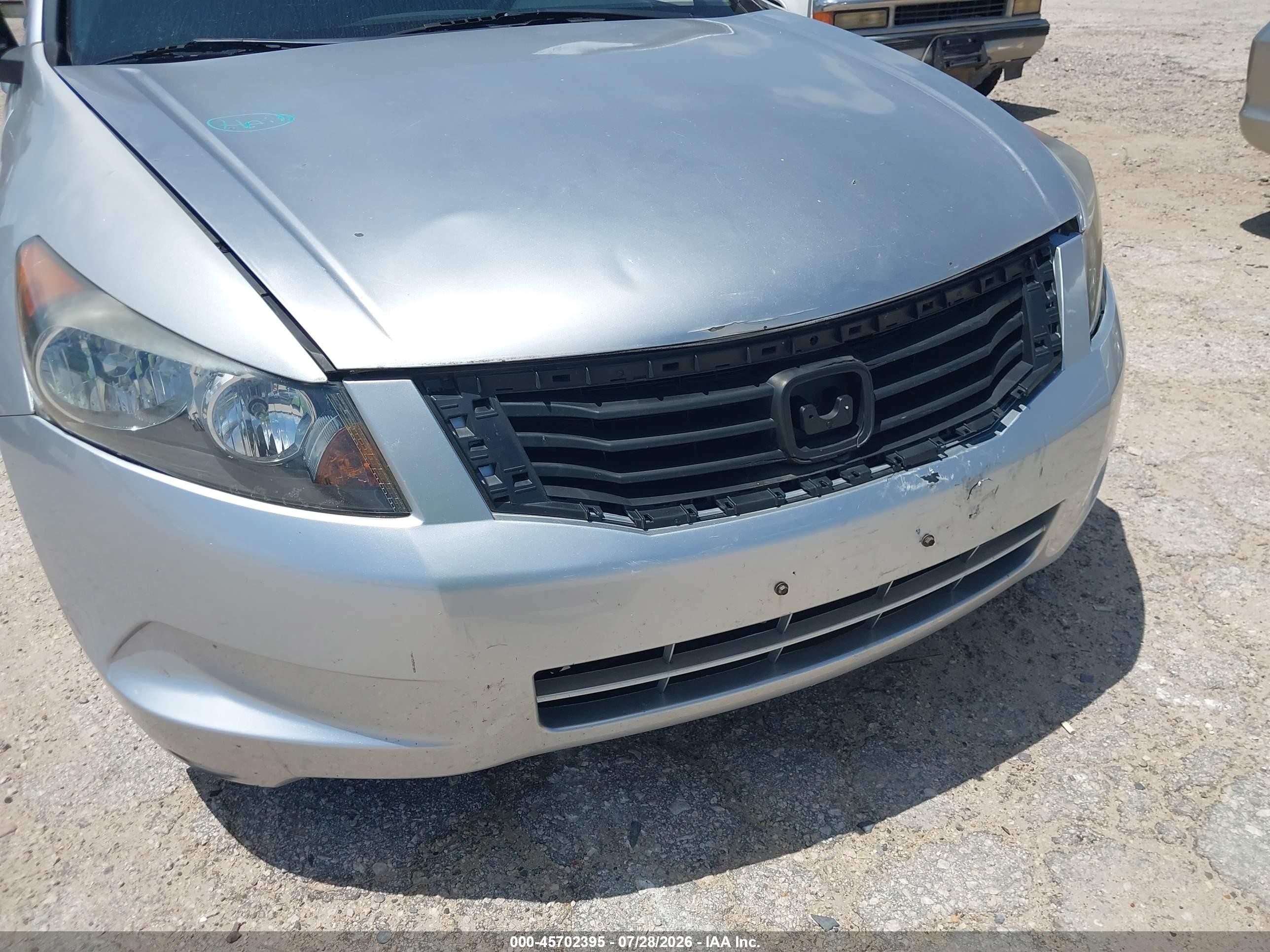 2009 Honda Accord 2.4 Lx Silver vin: 1HGCP26339A185143