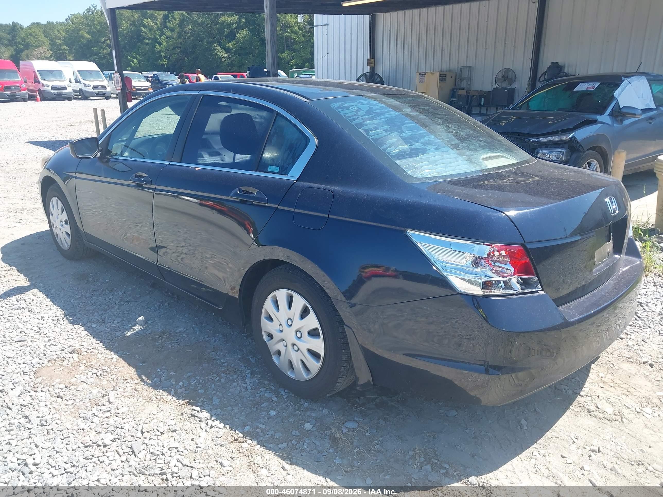 2009 Honda Accord 2.4 Lx Black vin: 1HGCP26339A186034