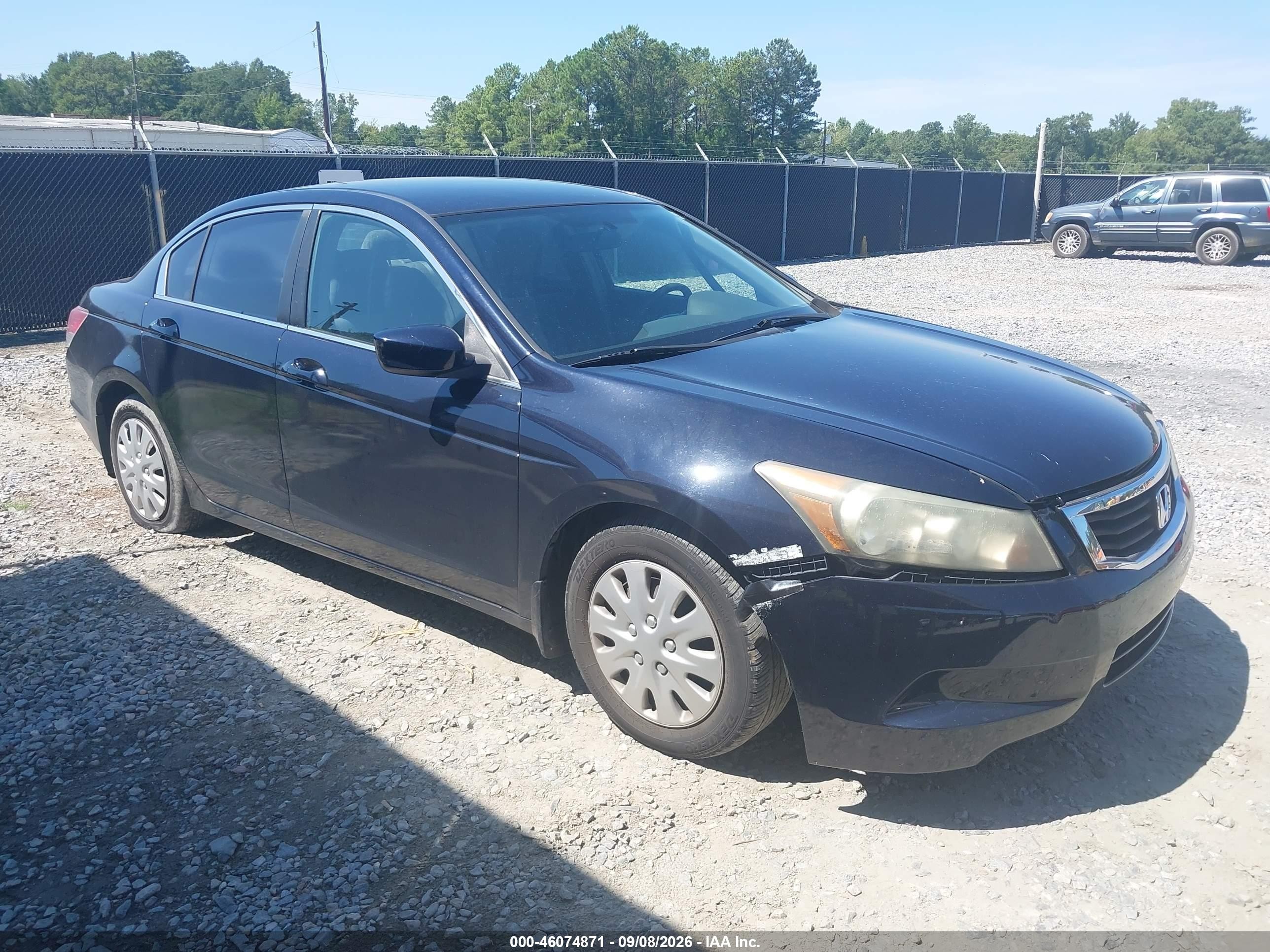 2009 Honda Accord 2.4 Lx Black vin: 1HGCP26339A186034