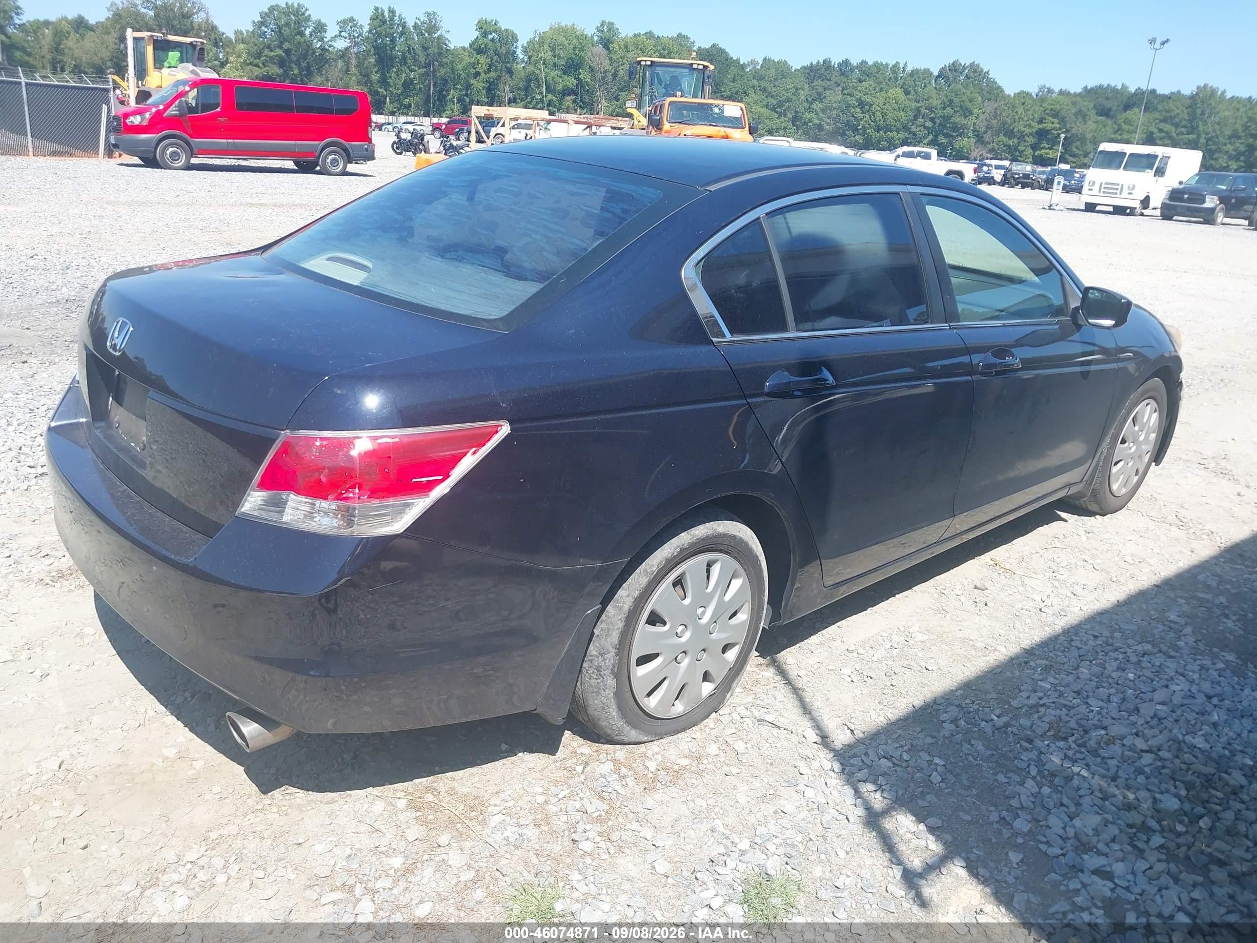 2009 Honda Accord 2.4 Lx Black vin: 1HGCP26339A186034