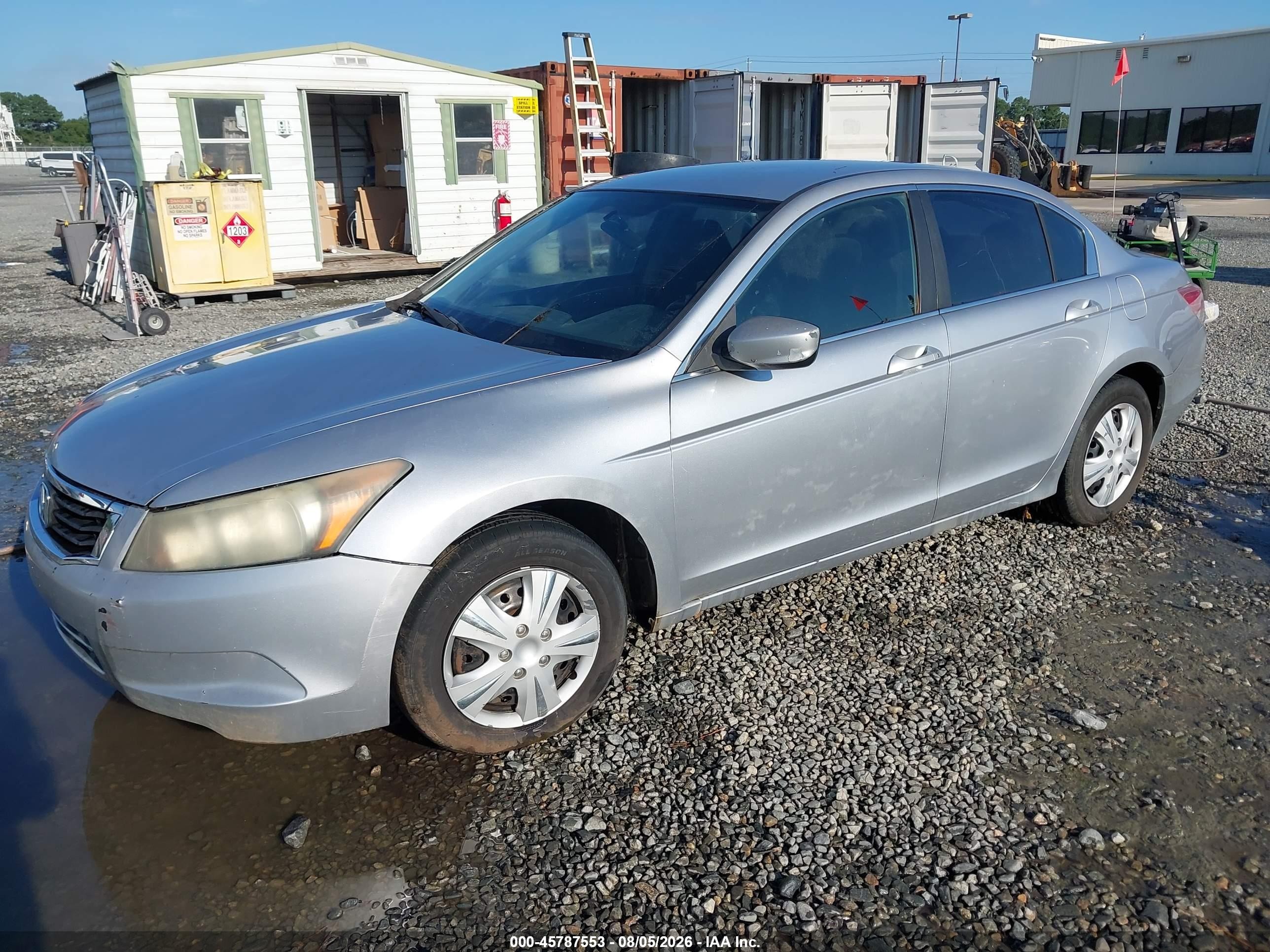 2008 Honda Accord 2.4 Lx Silver vin: 1HGCP26348A076012