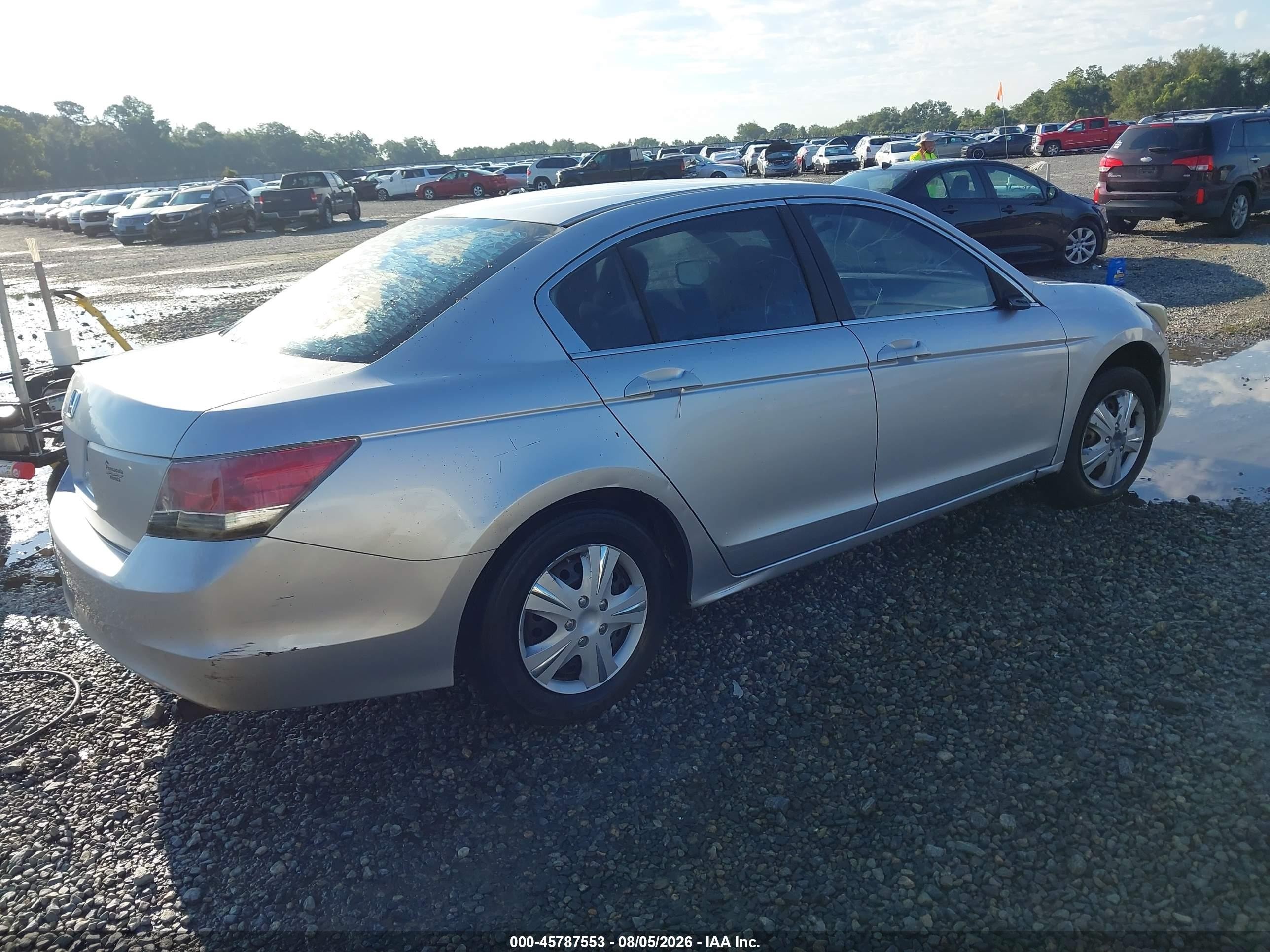 2008 Honda Accord 2.4 Lx Silver vin: 1HGCP26348A076012