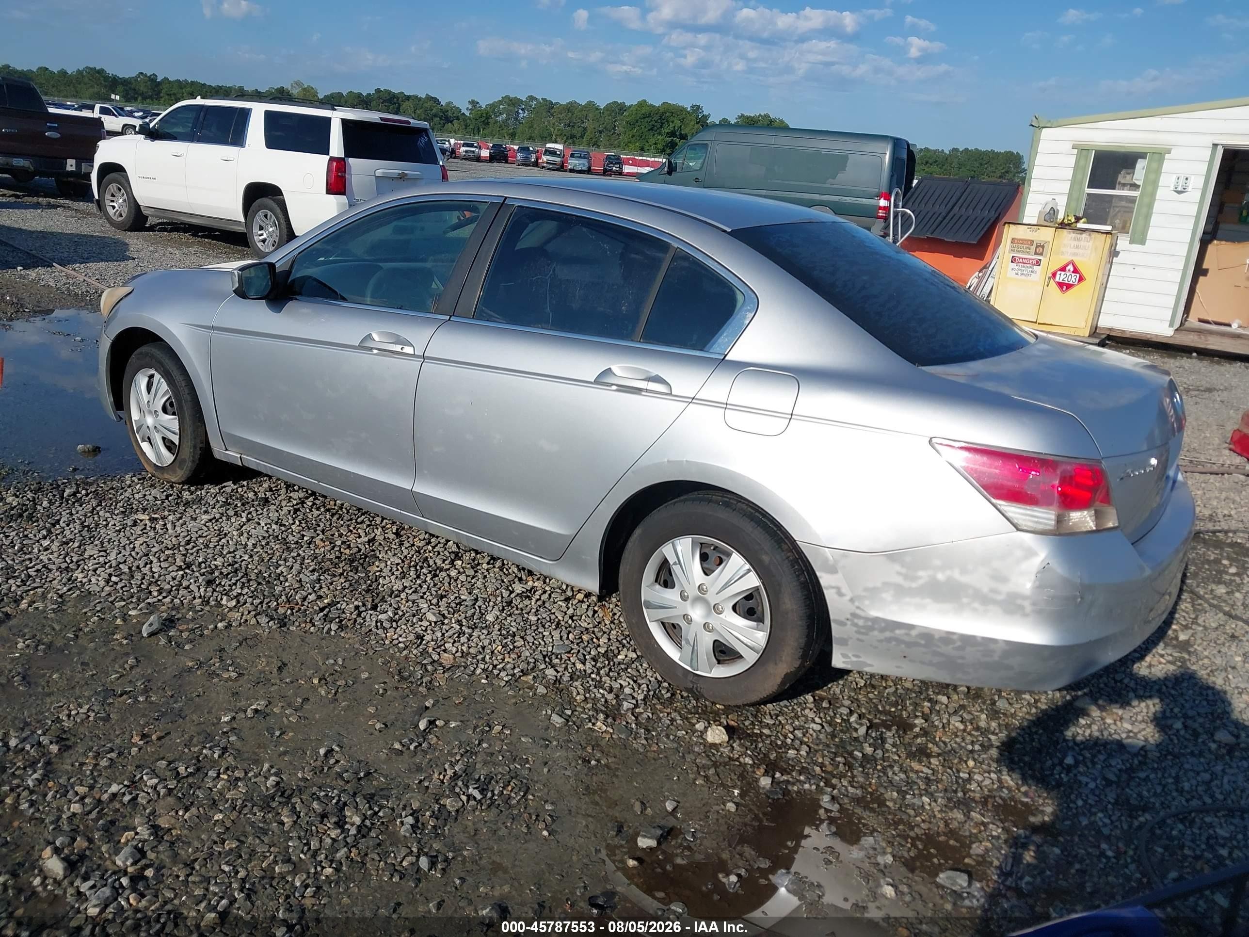 2008 Honda Accord 2.4 Lx Silver vin: 1HGCP26348A076012
