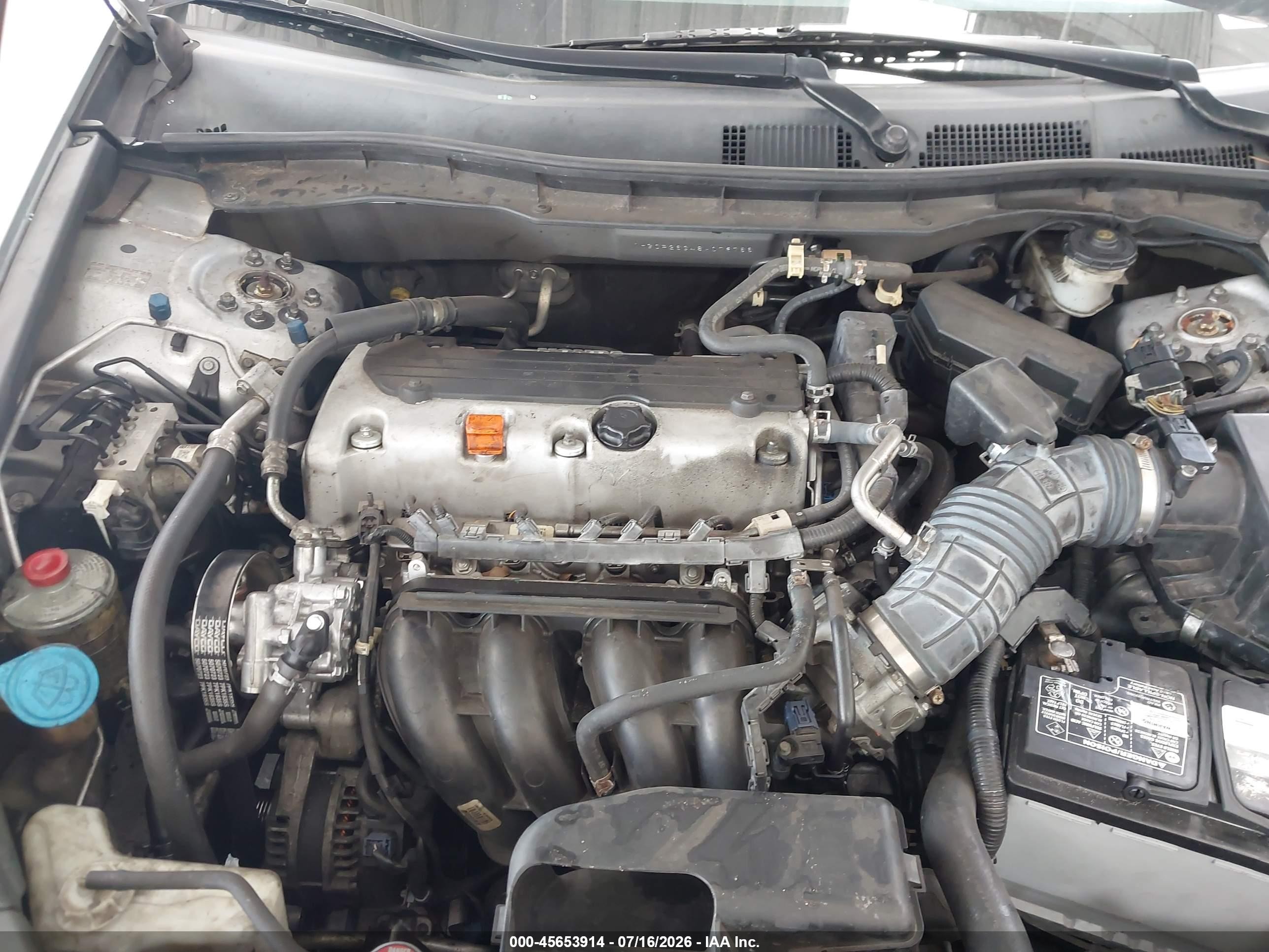 2008 Honda Accord 2.4 Lx Серебряный vin: 1HGCP26348A079766