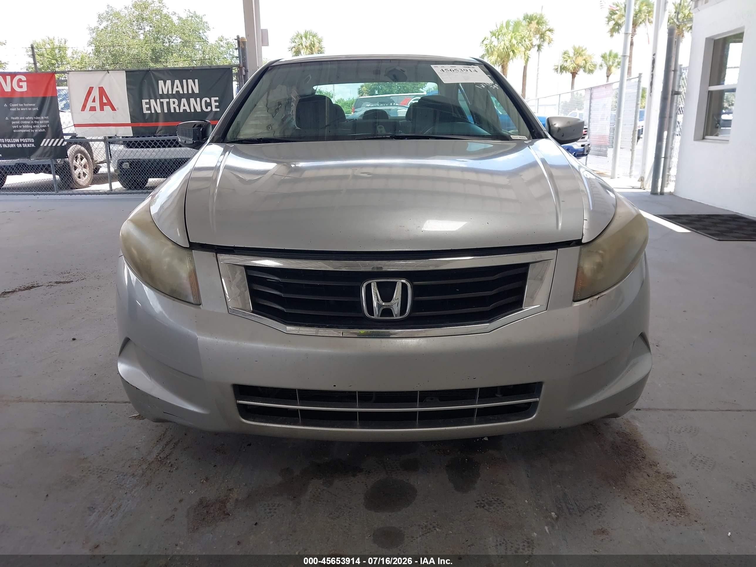 2008 Honda Accord 2.4 Lx Серебряный vin: 1HGCP26348A079766