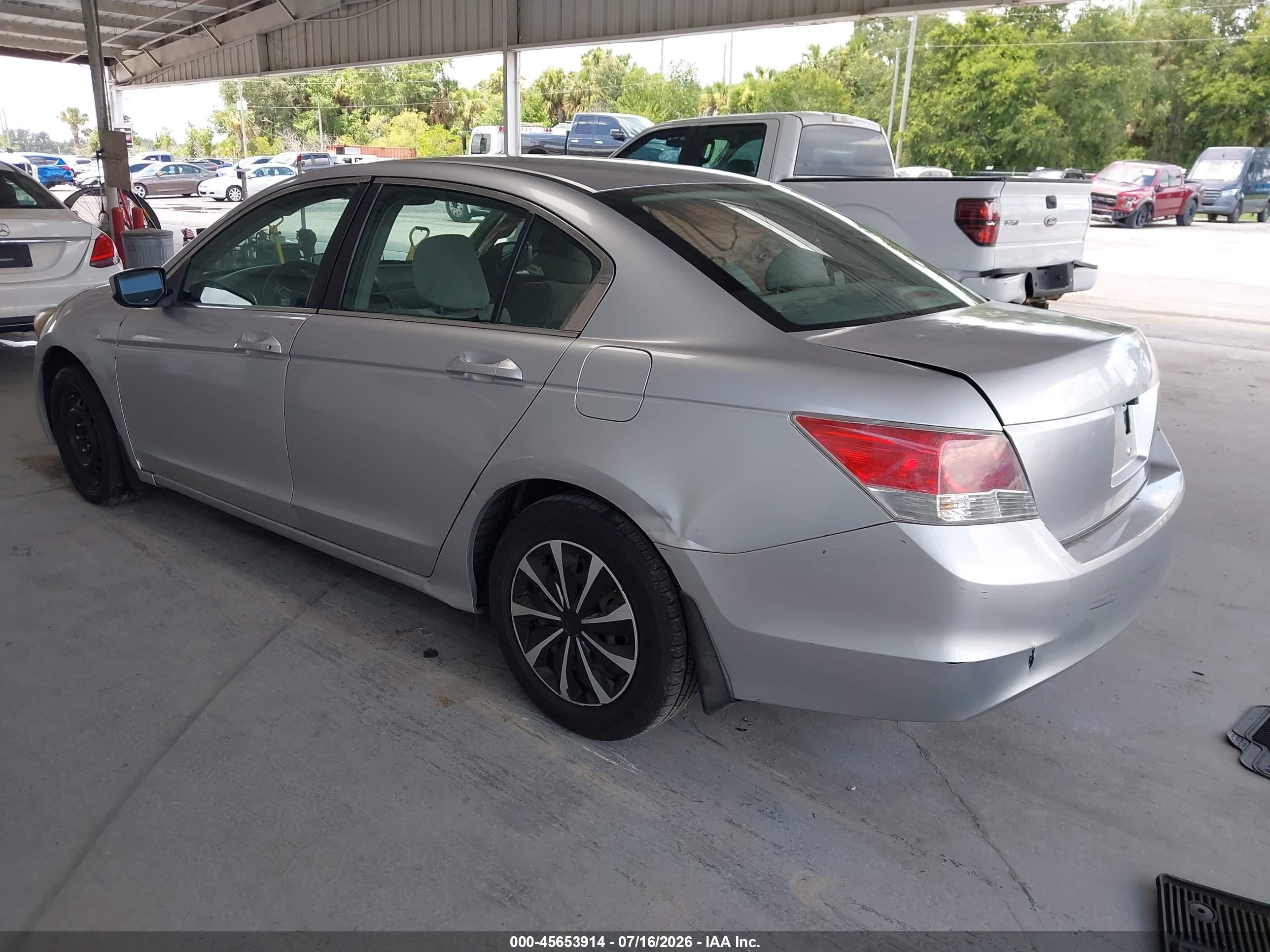 2008 Honda Accord 2.4 Lx Серебряный vin: 1HGCP26348A079766