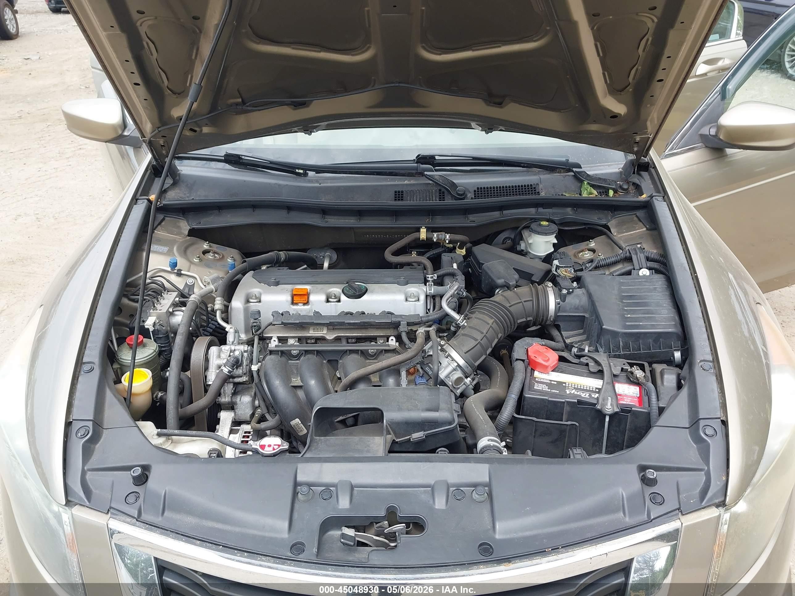2008 Honda Accord 2.4 Lx Tan vin: 1HGCP26348A089763