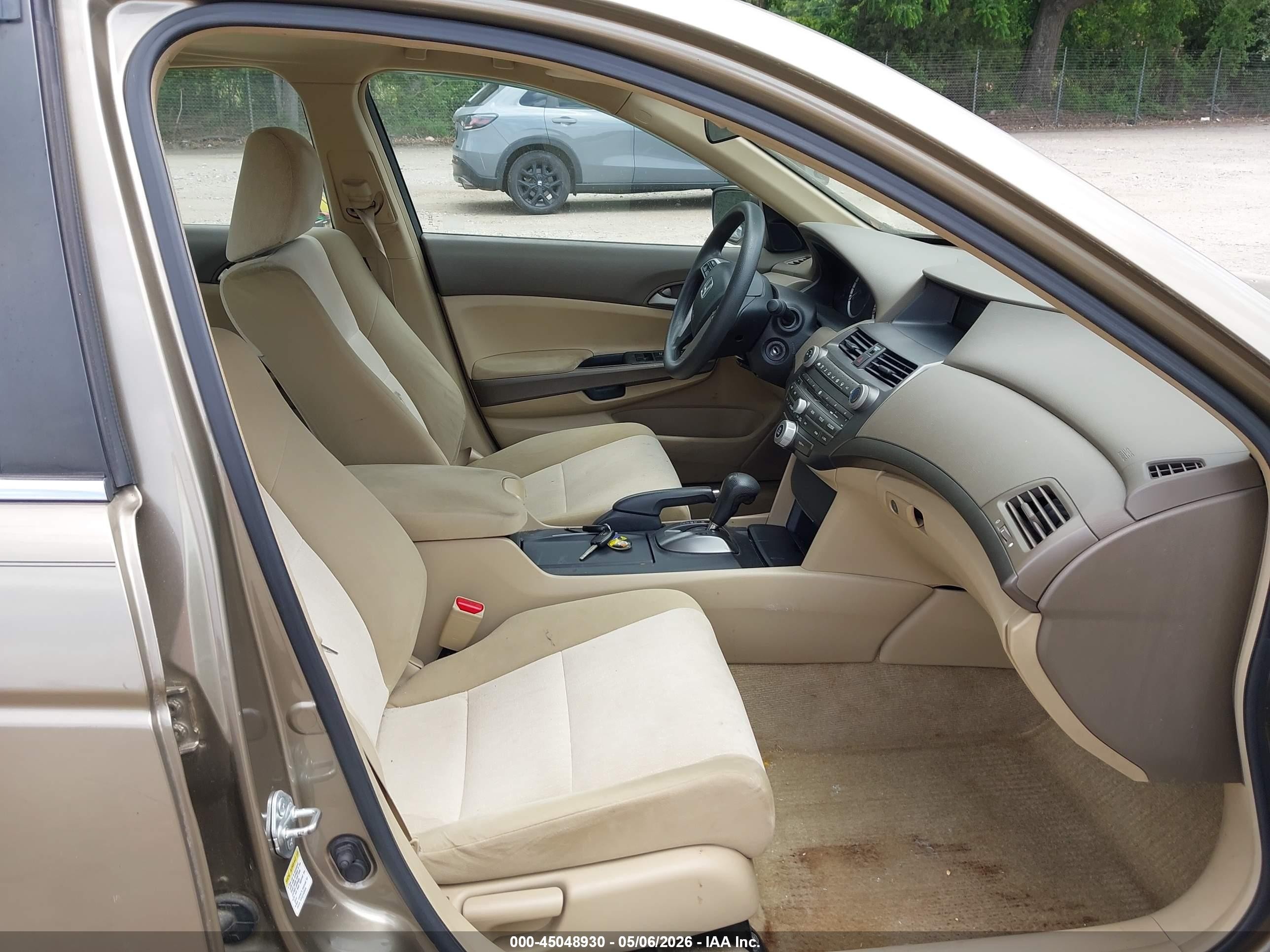 2008 Honda Accord 2.4 Lx Tan vin: 1HGCP26348A089763