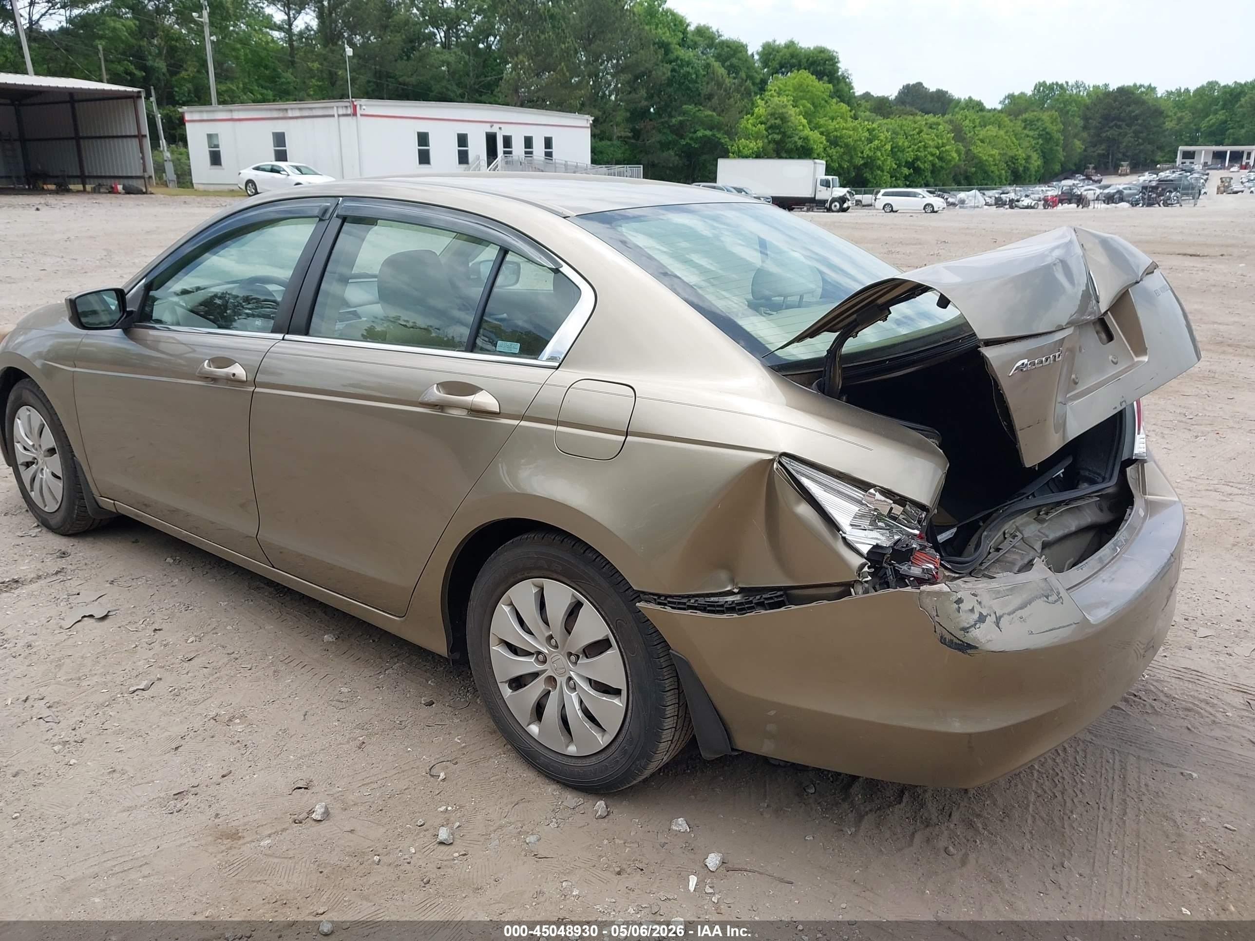 2008 Honda Accord 2.4 Lx Tan vin: 1HGCP26348A089763