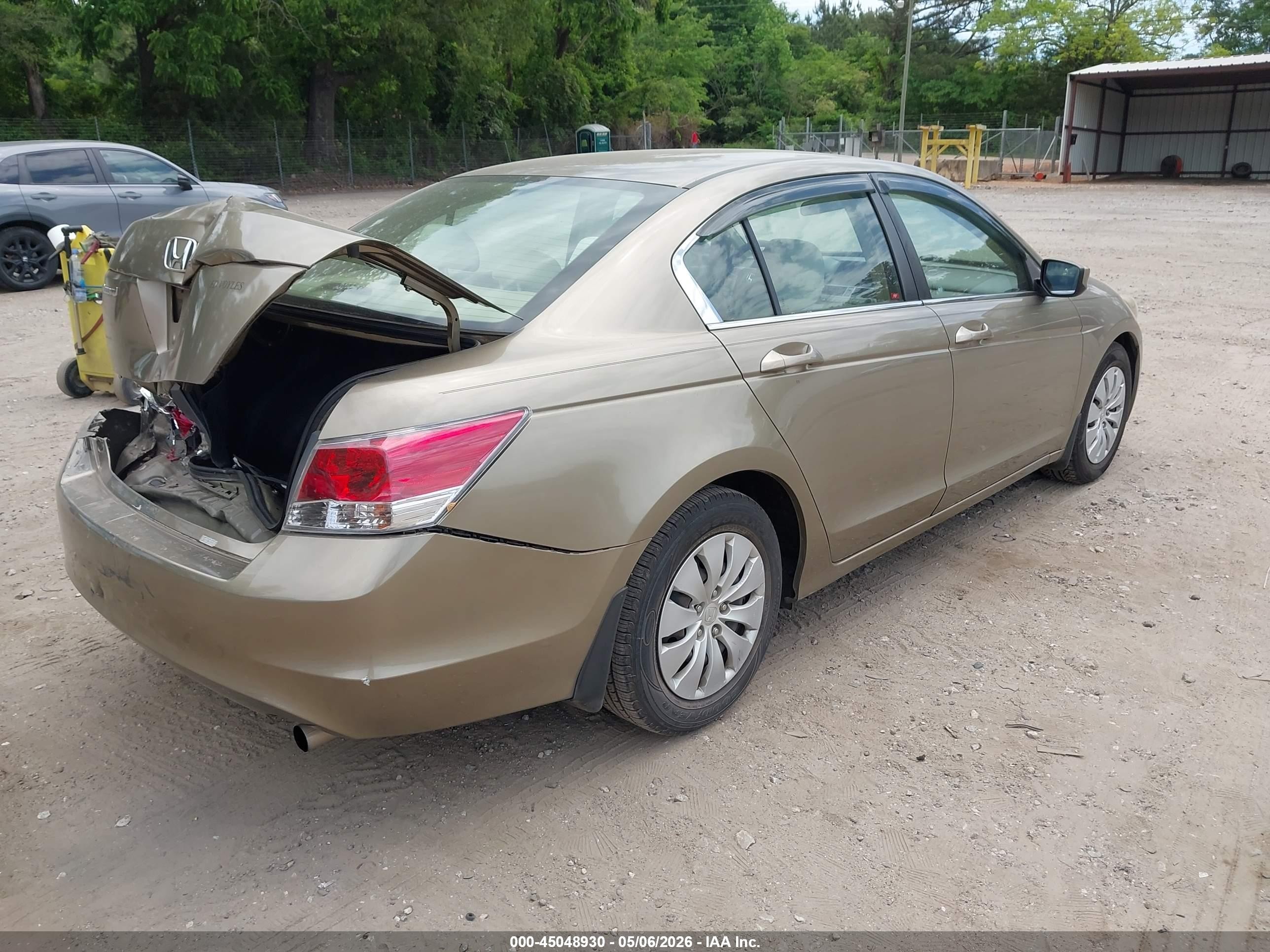 2008 Honda Accord 2.4 Lx Tan vin: 1HGCP26348A089763