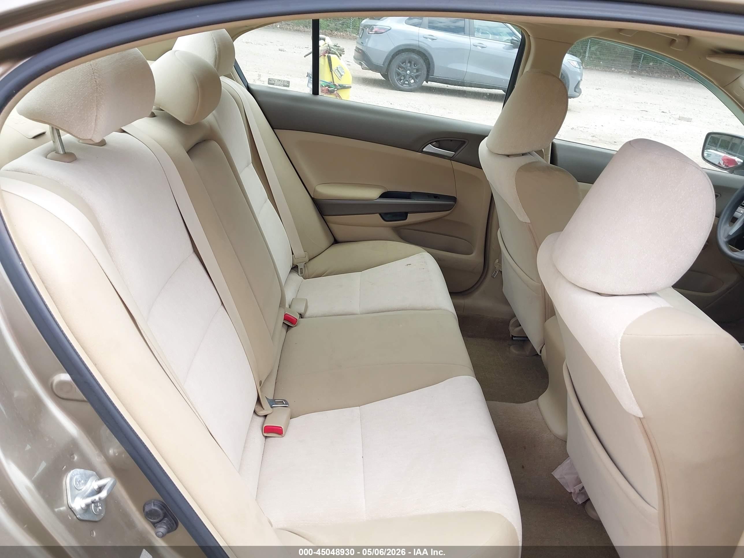 2008 Honda Accord 2.4 Lx Tan vin: 1HGCP26348A089763