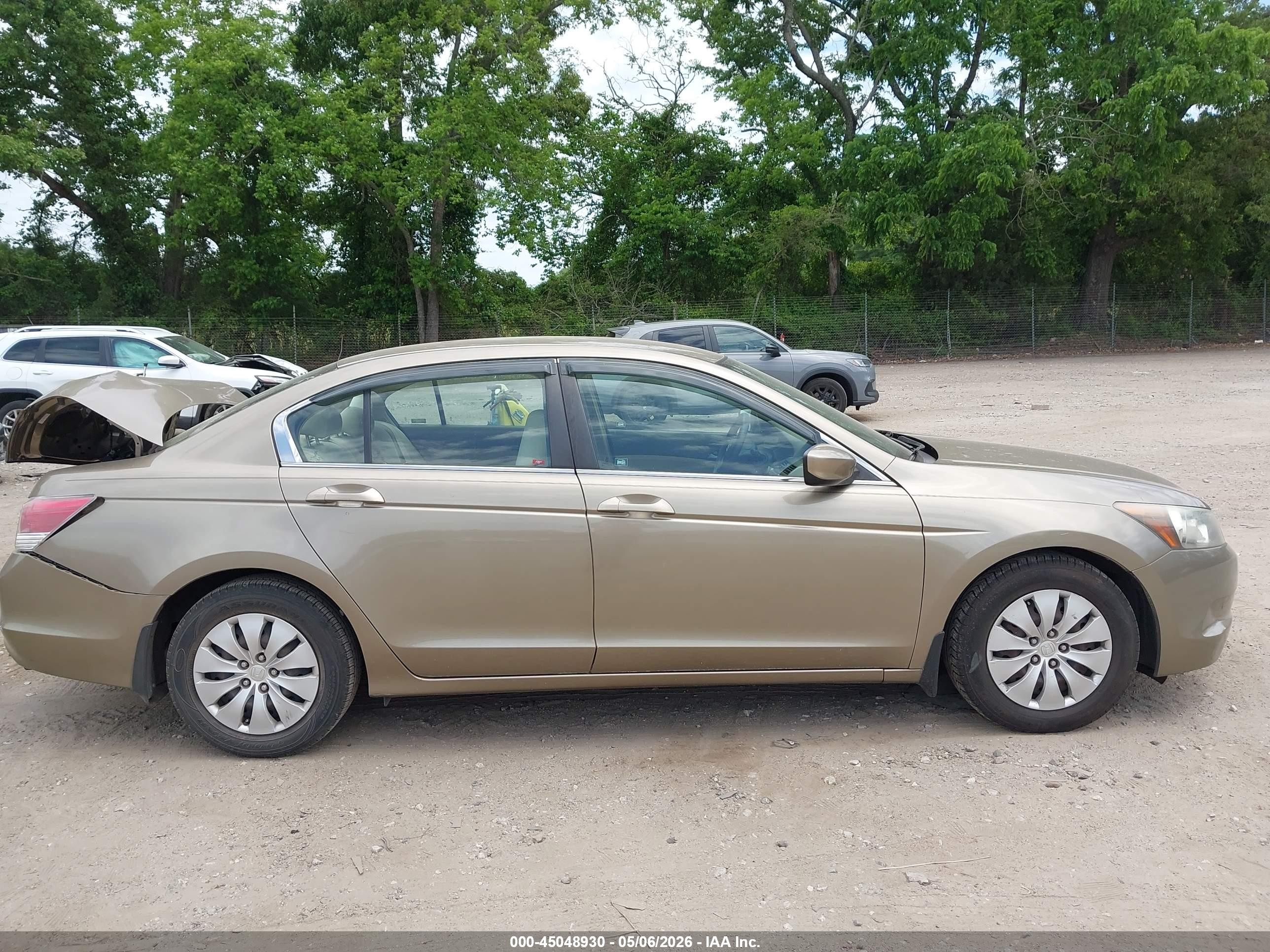 2008 Honda Accord 2.4 Lx Tan vin: 1HGCP26348A089763