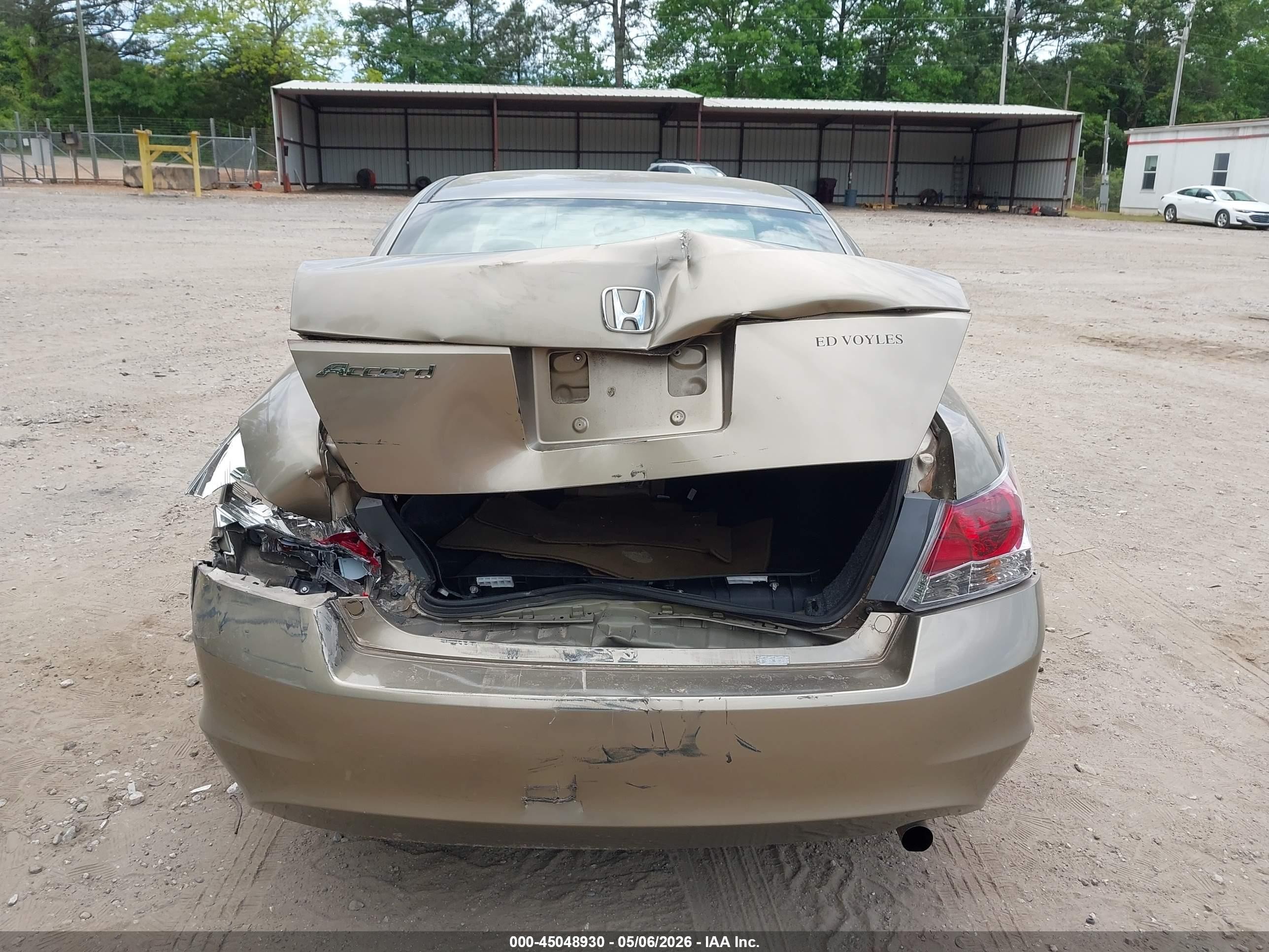 2008 Honda Accord 2.4 Lx Tan vin: 1HGCP26348A089763