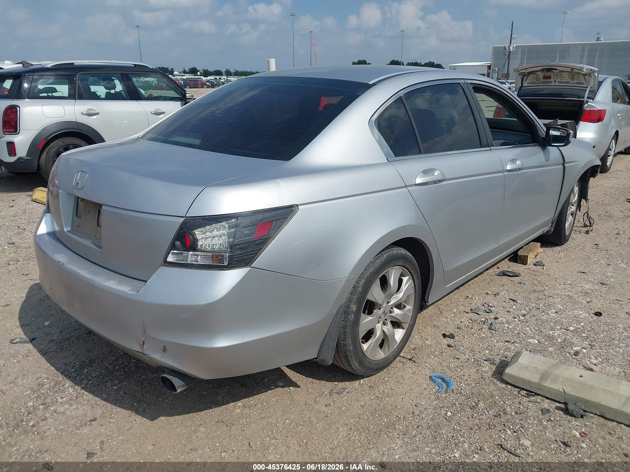 2008 Honda Accord 2.4 Lx Silver vin: 1HGCP26348A091139