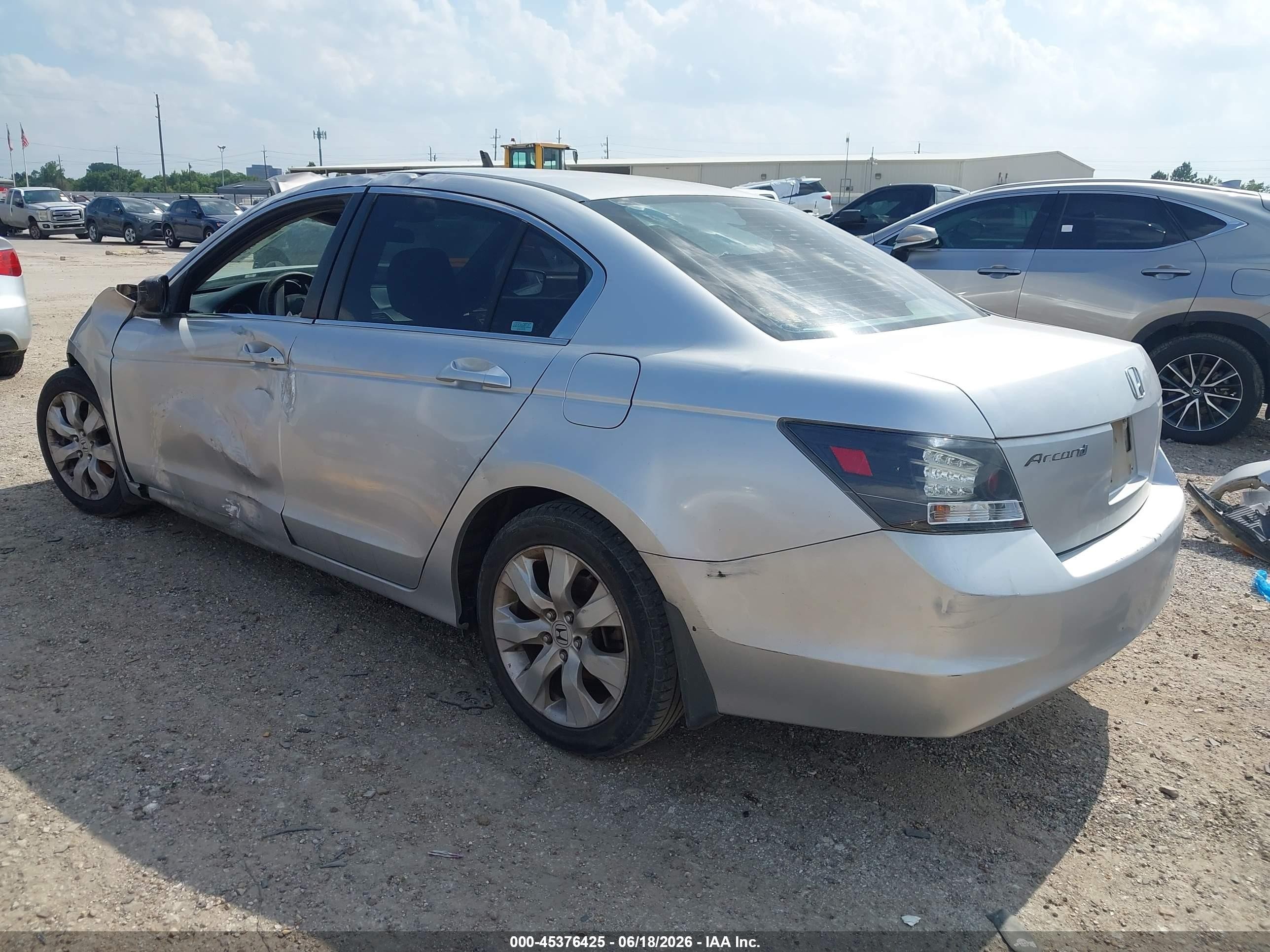 2008 Honda Accord 2.4 Lx Silver vin: 1HGCP26348A091139
