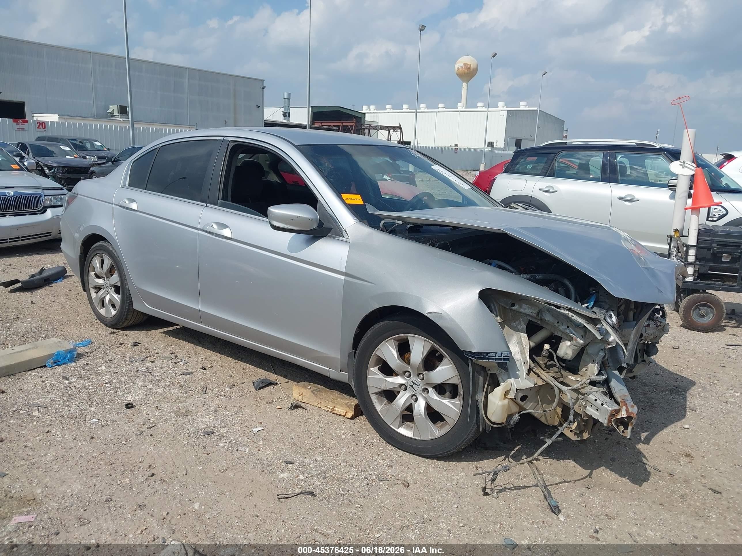 2008 Honda Accord 2.4 Lx Silver vin: 1HGCP26348A091139
