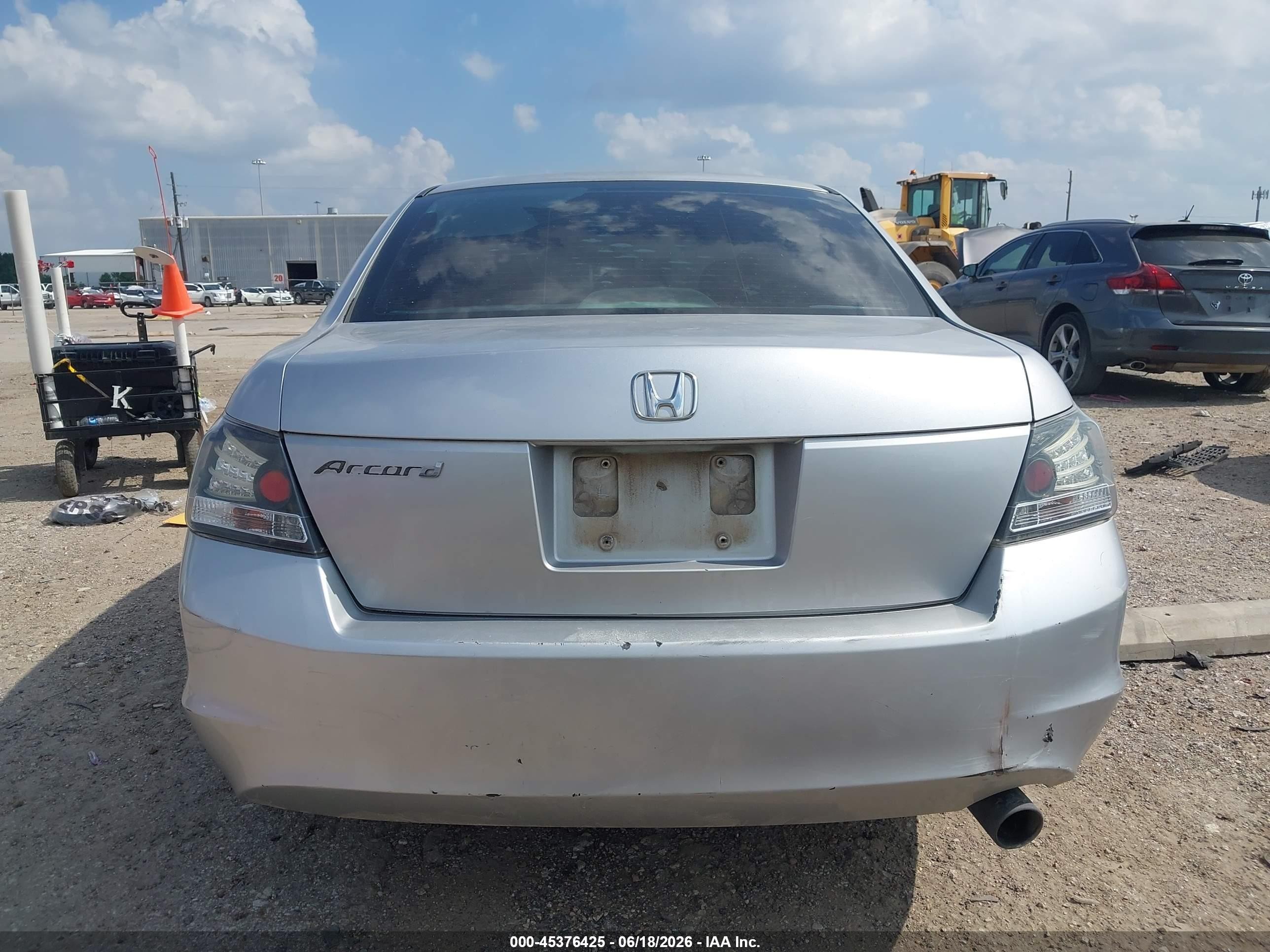 2008 Honda Accord 2.4 Lx Silver vin: 1HGCP26348A091139