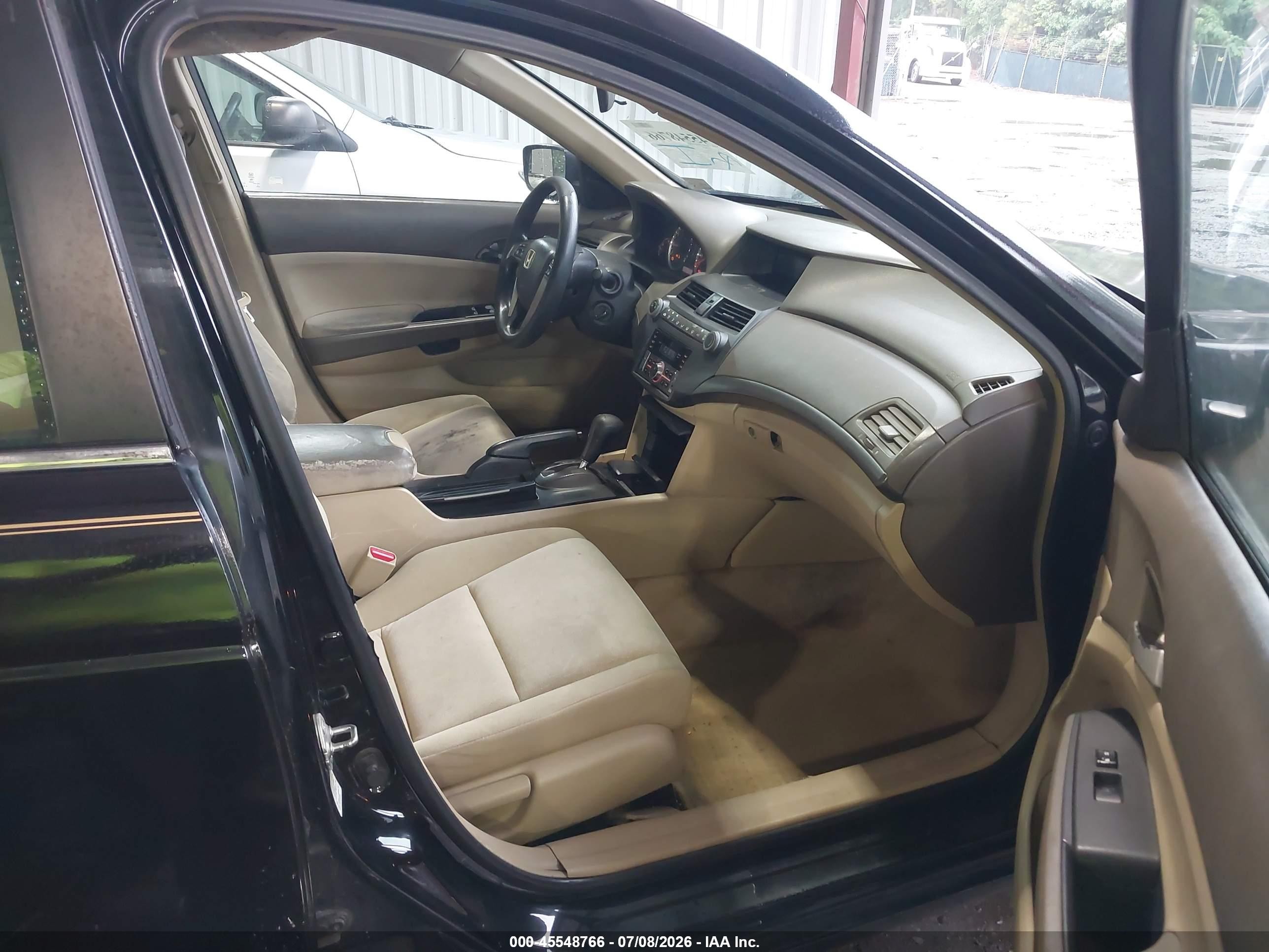 2008 Honda Accord 2.4 Lx Black vin: 1HGCP26348A098625