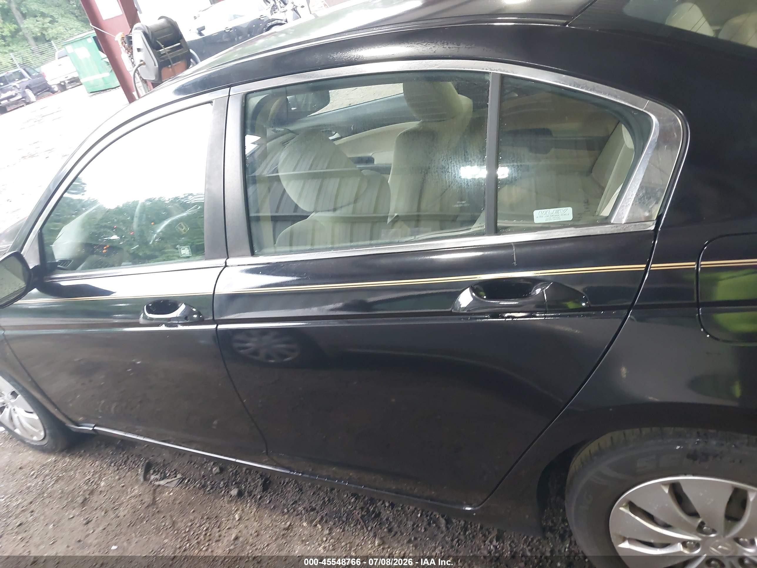 2008 Honda Accord 2.4 Lx Black vin: 1HGCP26348A098625