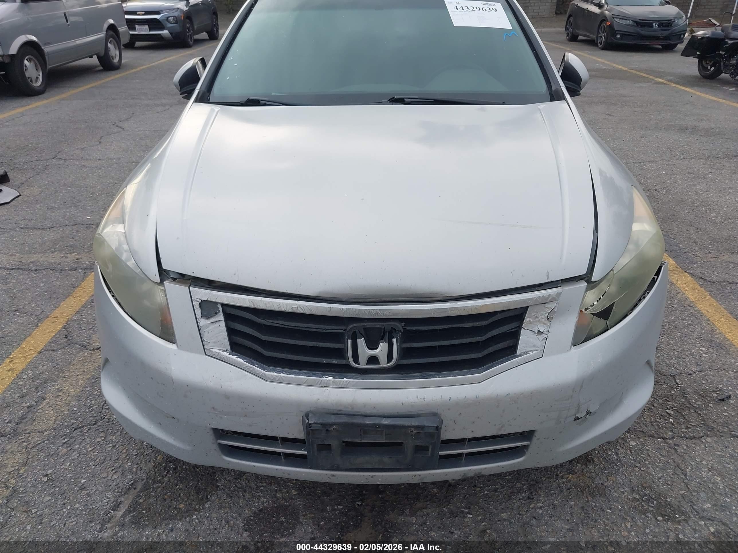 2008 Honda Accord 2.4 Lx Silver vin: 1HGCP26348A124236