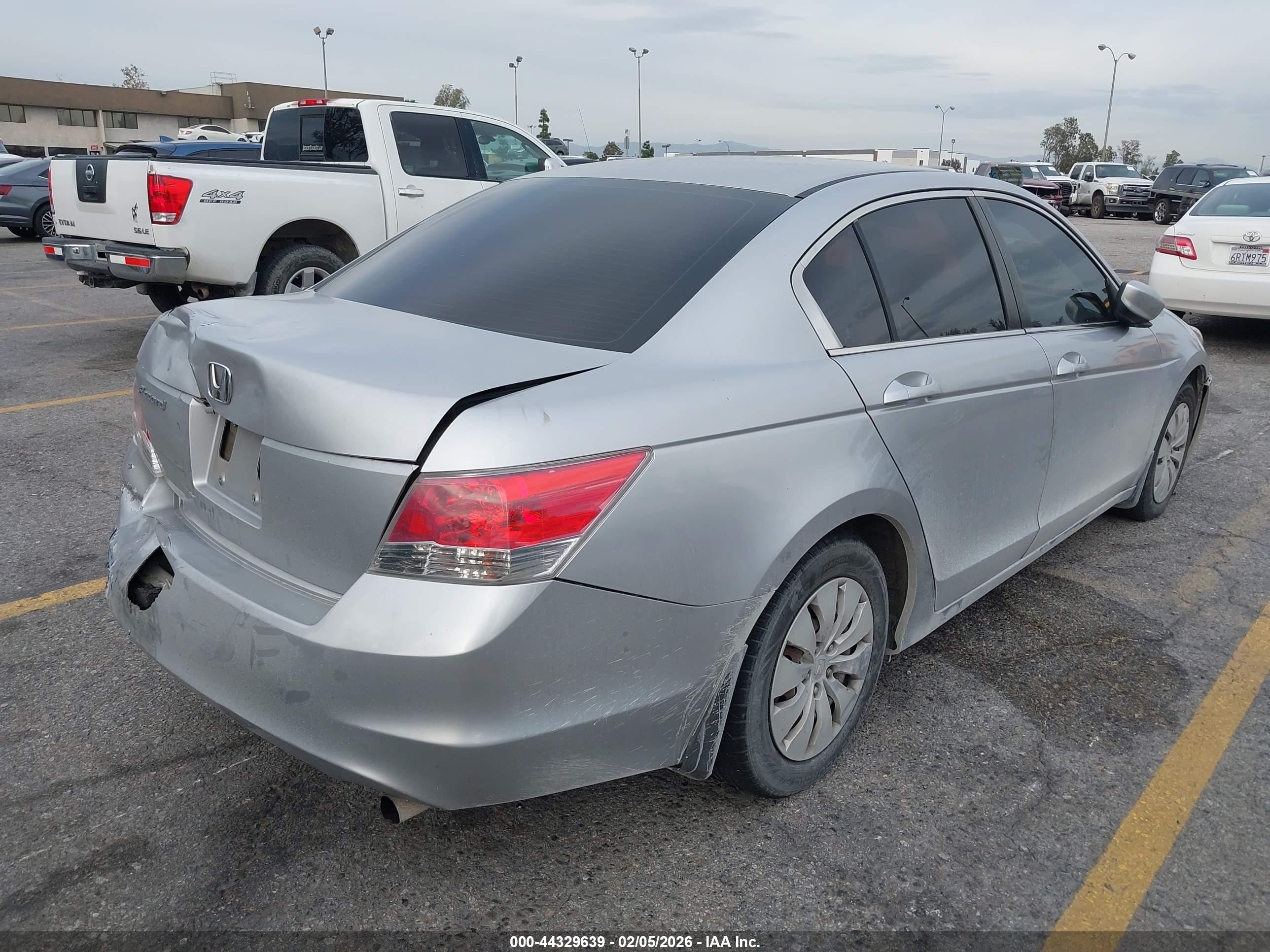 2008 Honda Accord 2.4 Lx Silver vin: 1HGCP26348A124236