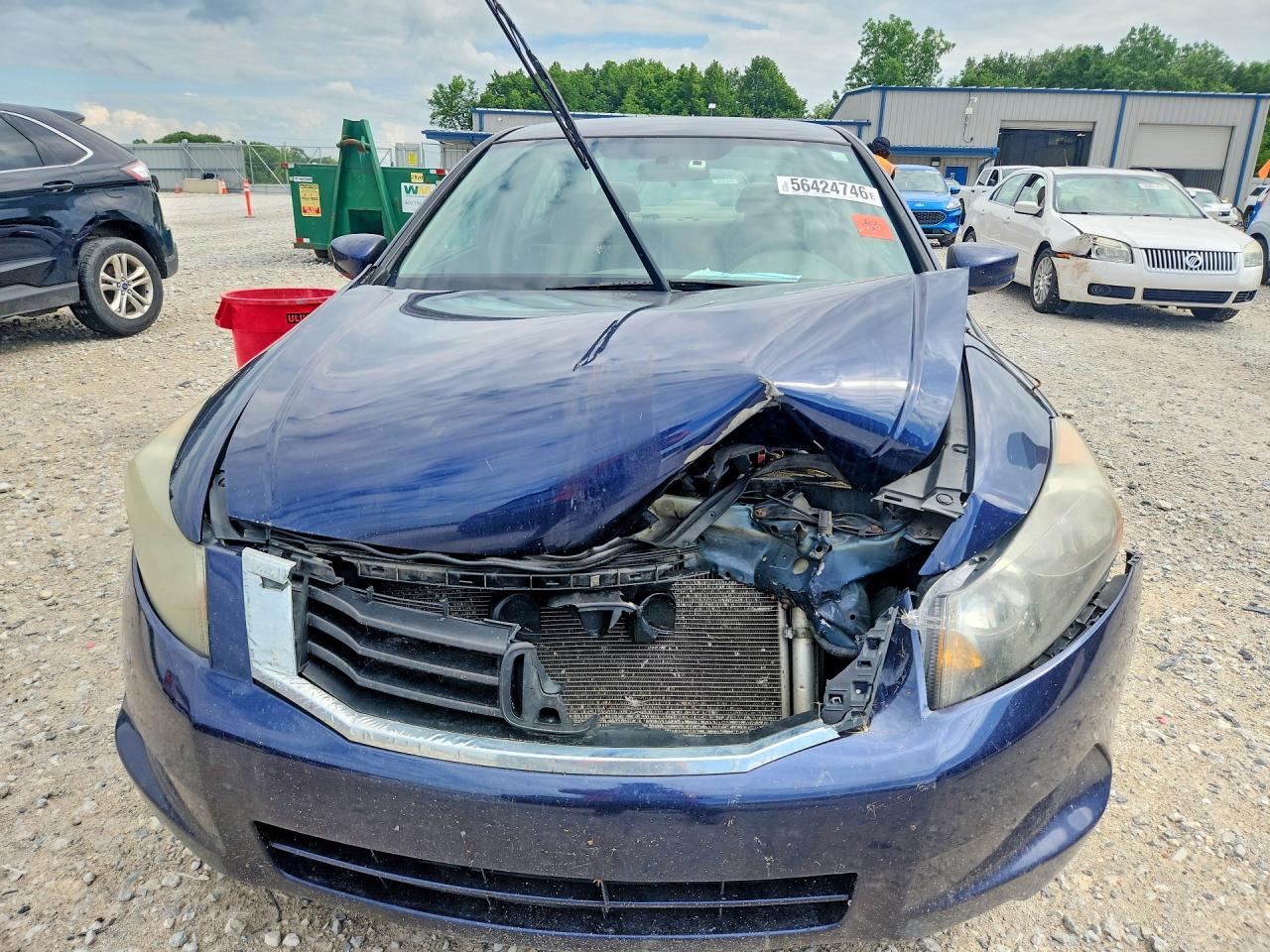 2008 Honda Accord Lx Blue vin: 1HGCP26348A161951