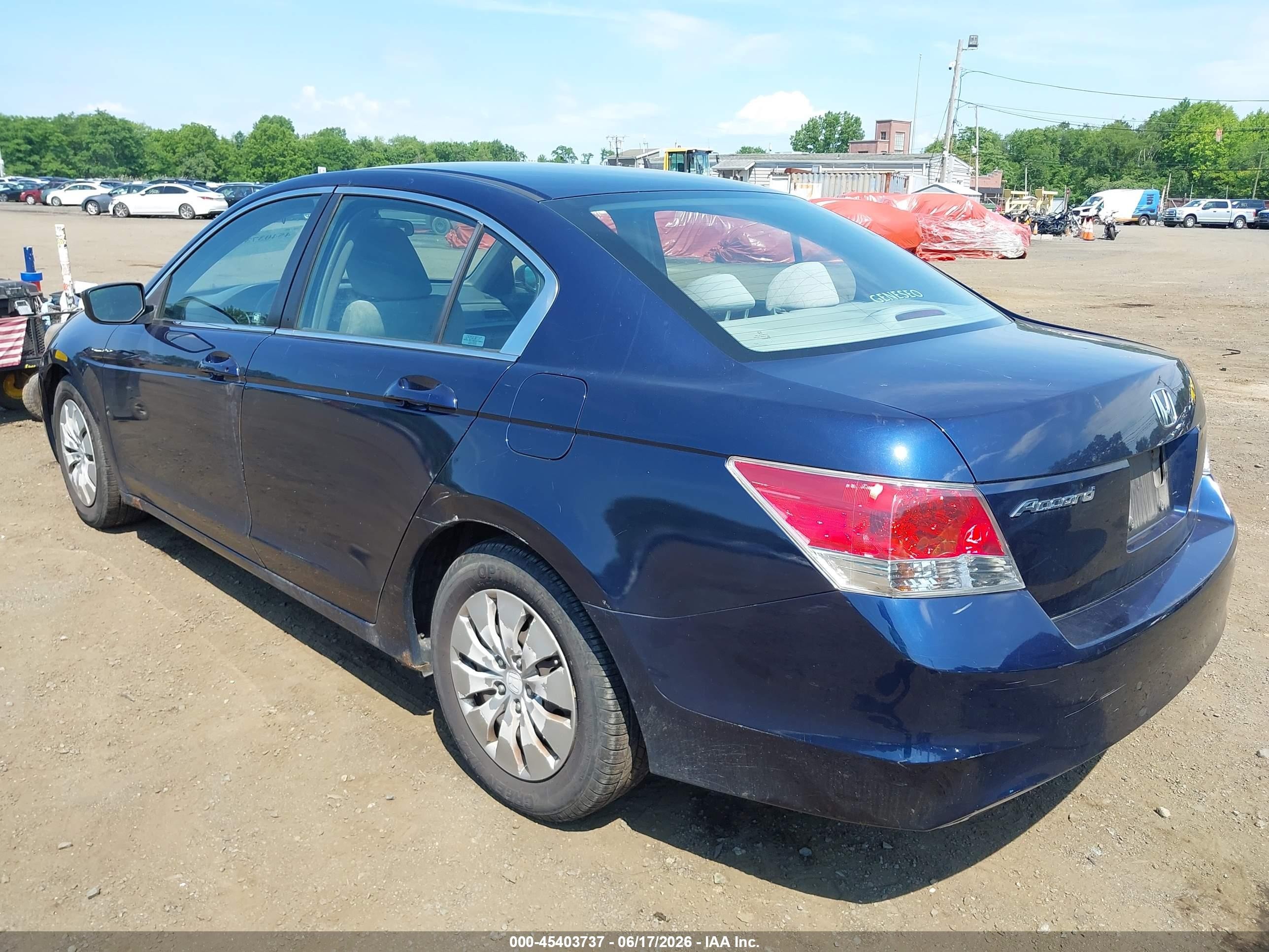 2009 Honda Accord 2.4 Lx Синий vin: 1HGCP26349A065870
