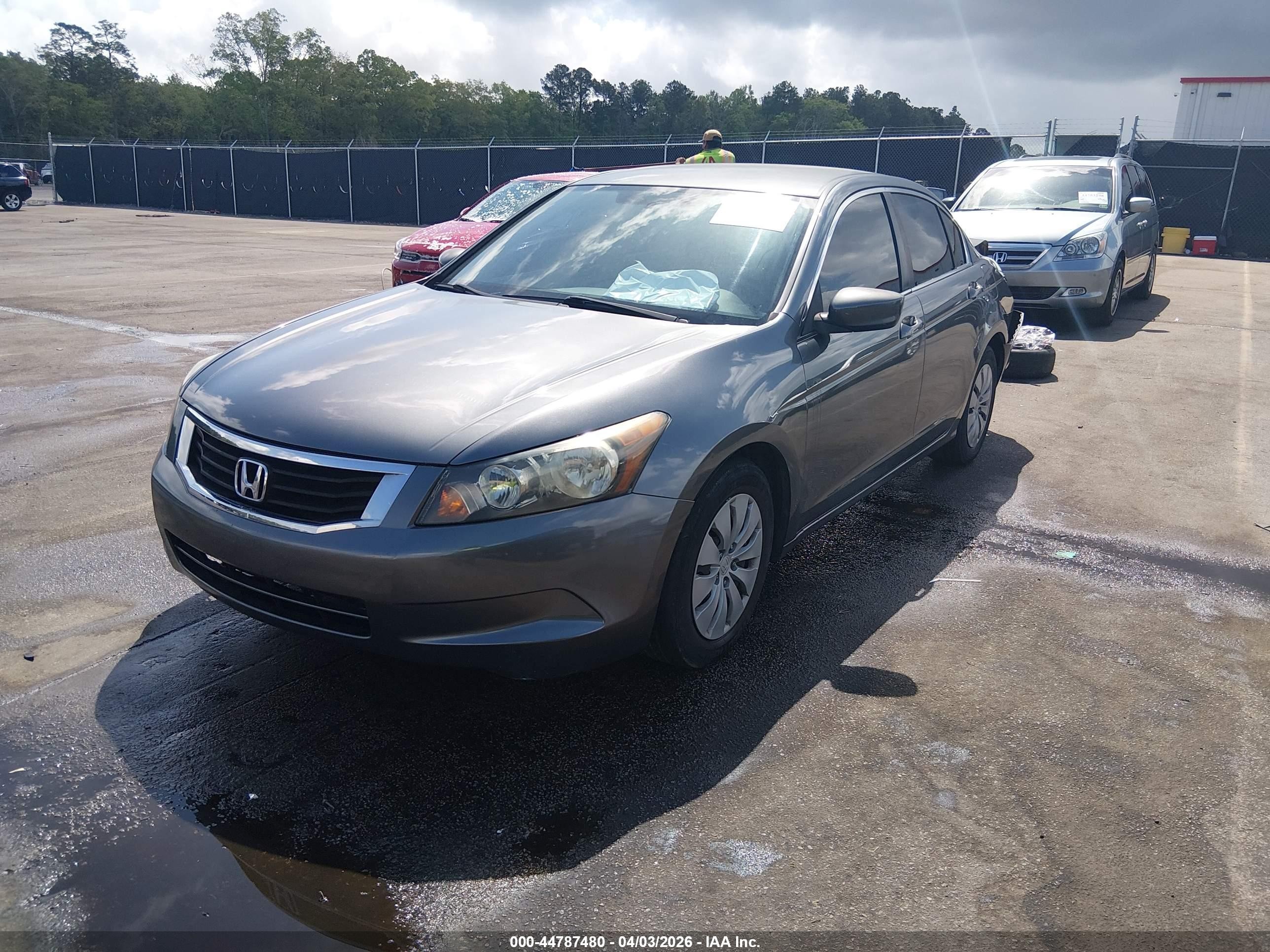 2009 Honda Accord 2.4 Lx Gray vin: 1HGCP26349A081910