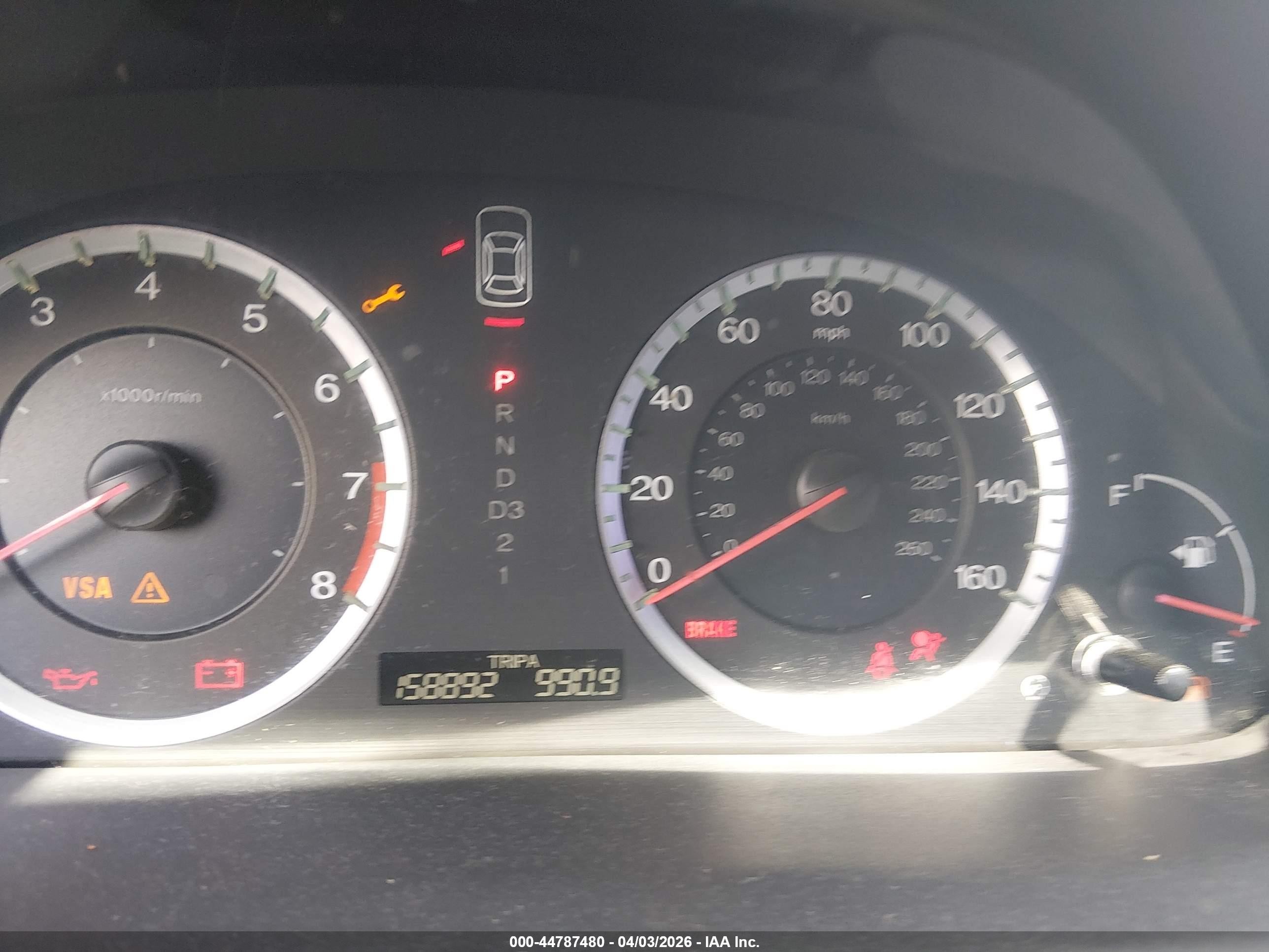 2009 Honda Accord 2.4 Lx Gray vin: 1HGCP26349A081910