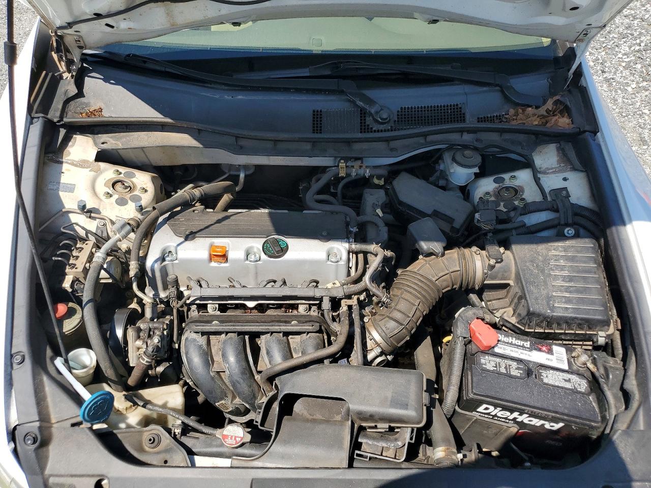 2009 Honda Accord Lx White vin: 1HGCP26349A125047