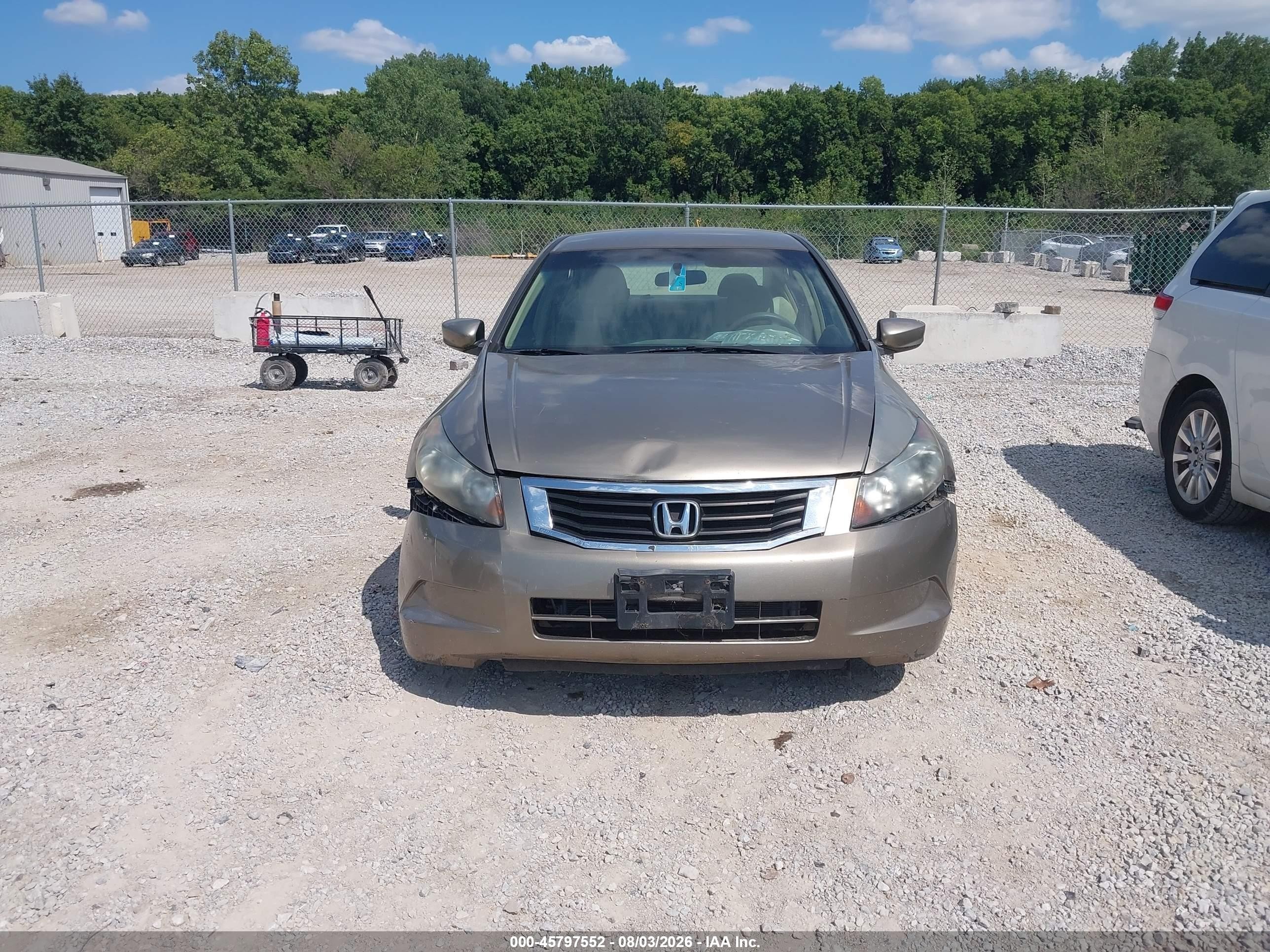 2009 Honda Accord 2.4 Lx Gold vin: 1HGCP26349A150787