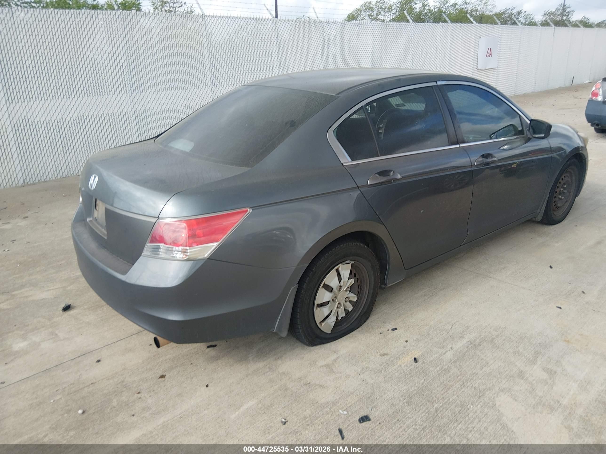 2009 Honda Accord Lx Gray vin: 1HGCP26349A169274