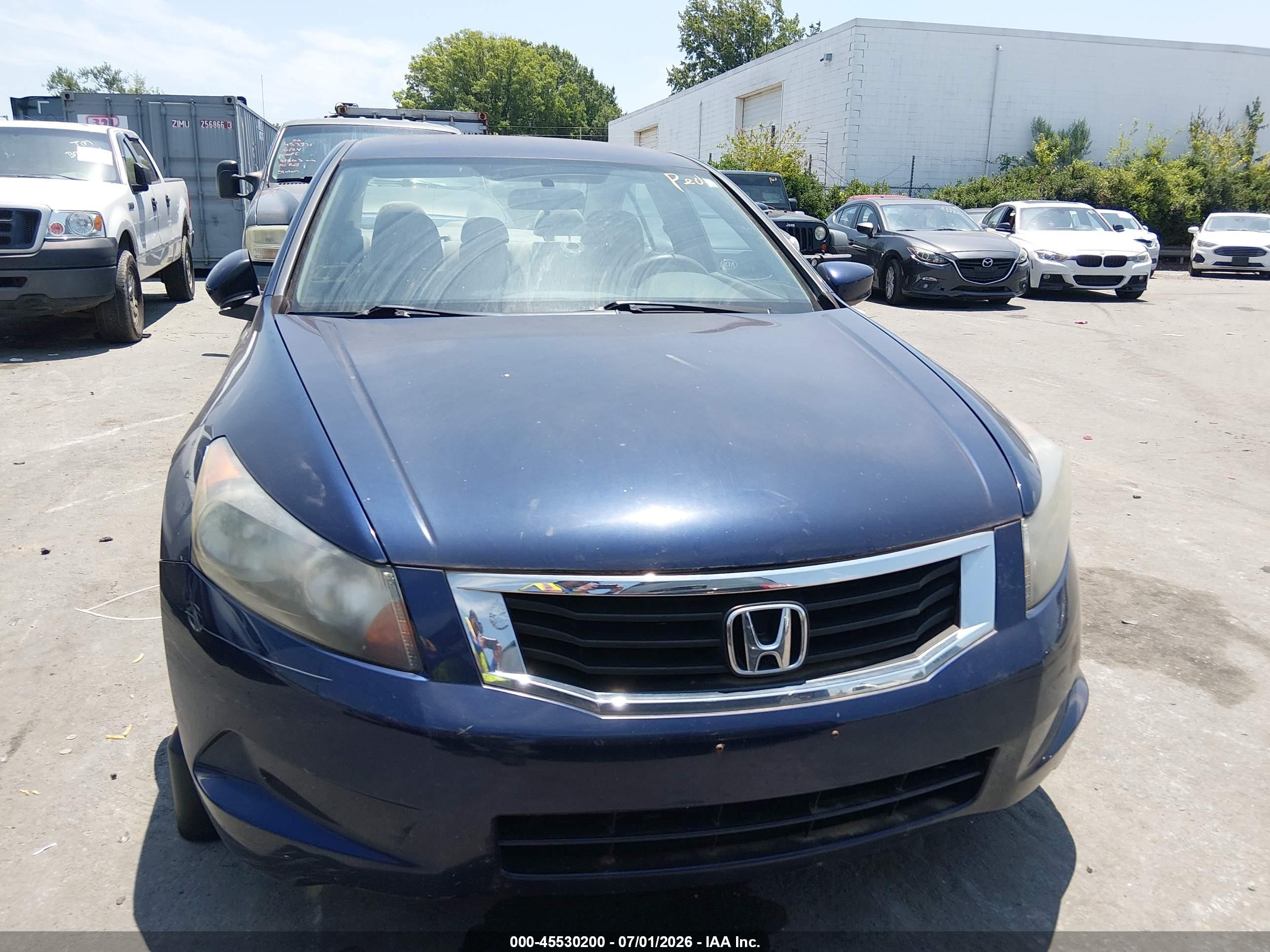 2009 Honda Accord 2.4 Lx Синий vin: 1HGCP26349A186091