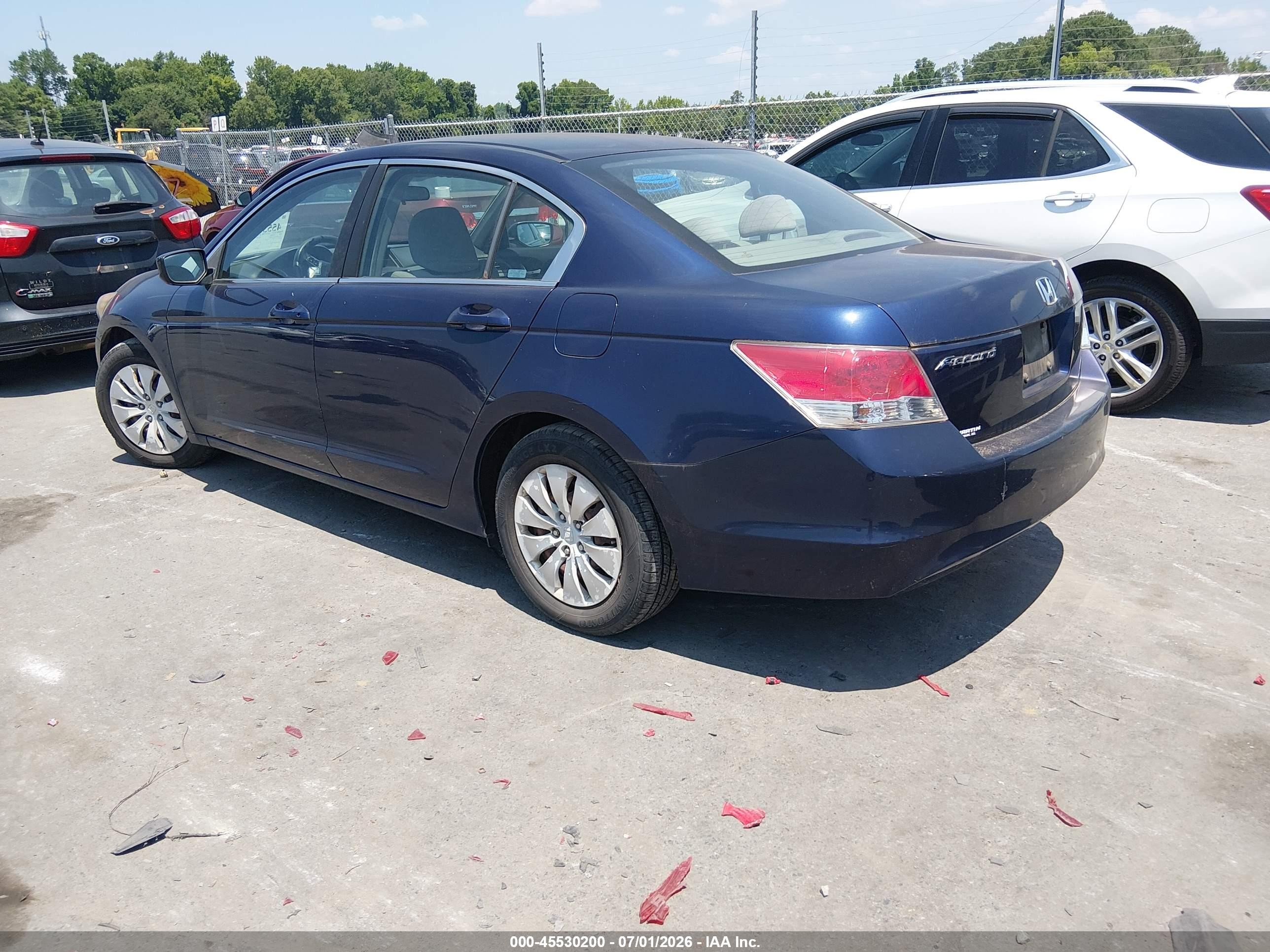 2009 Honda Accord 2.4 Lx Синий vin: 1HGCP26349A186091