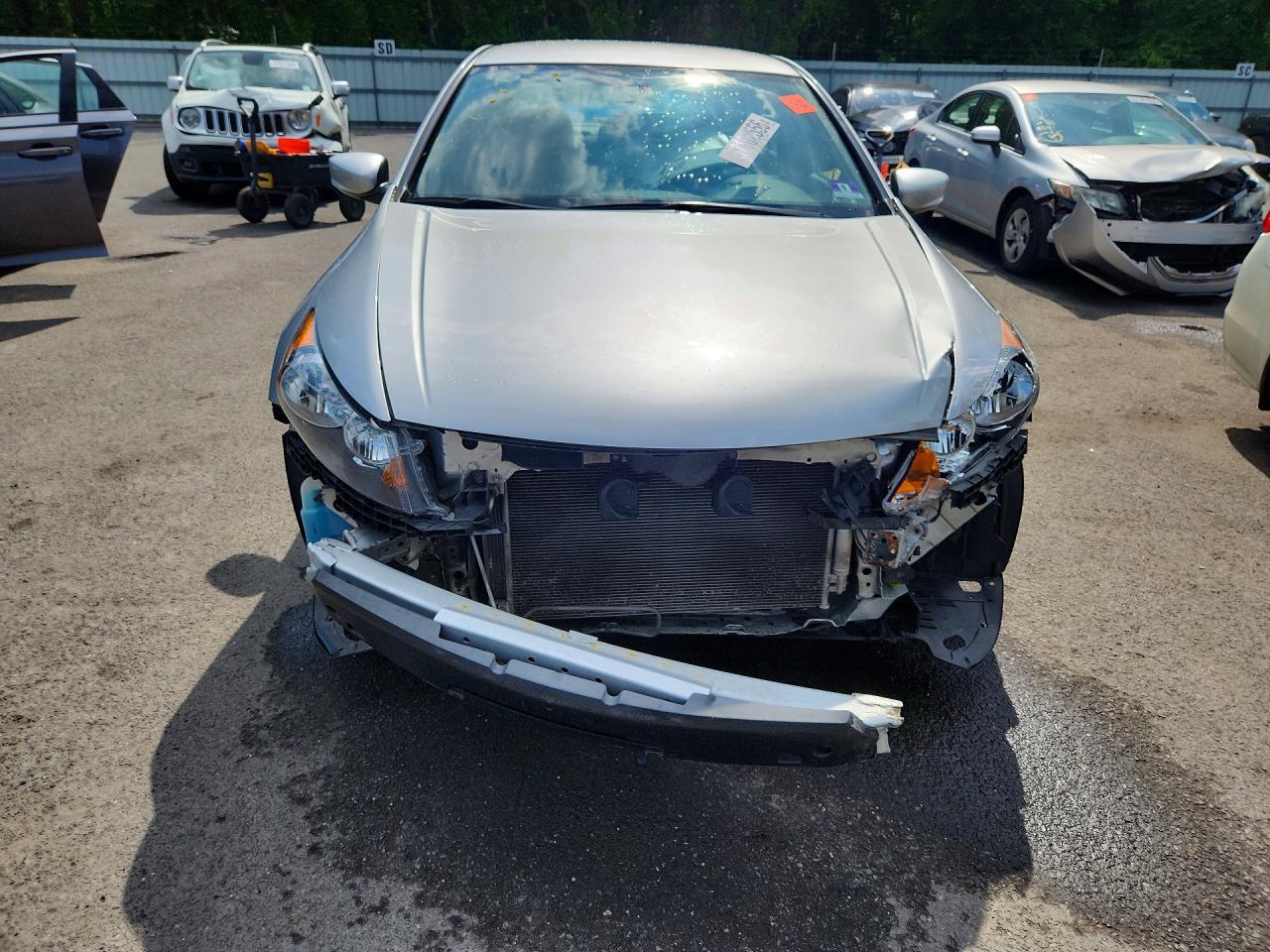 2009 Honda Accord Lx Silver vin: 1HGCP26349A188066