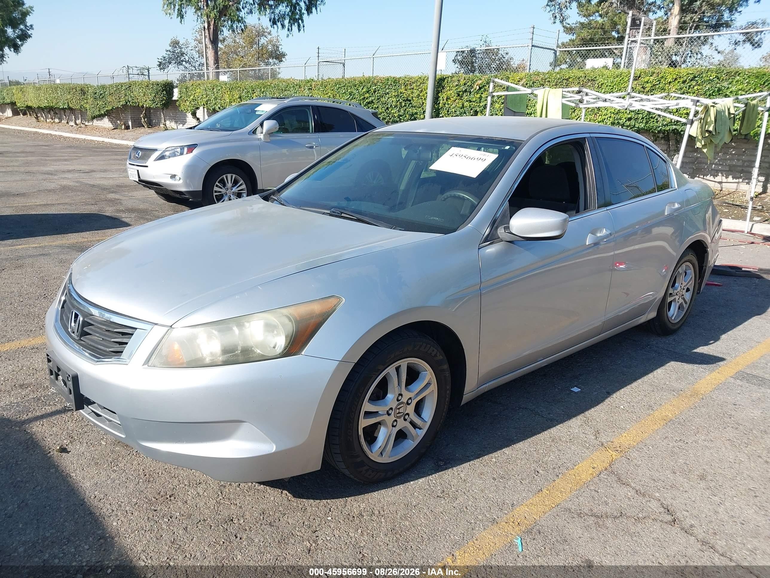 2009 Honda Accord 2.4 Lx Silver vin: 1HGCP26349A192571